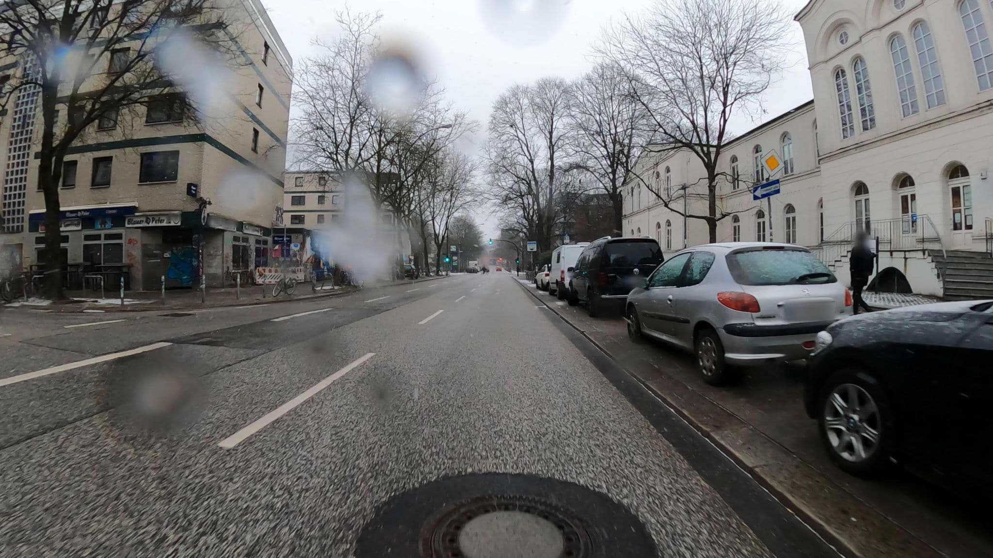 Street view near Lindenzimmer, St. Pauli — © veloroute_hamburg (CC BY-SA · Mapillary)