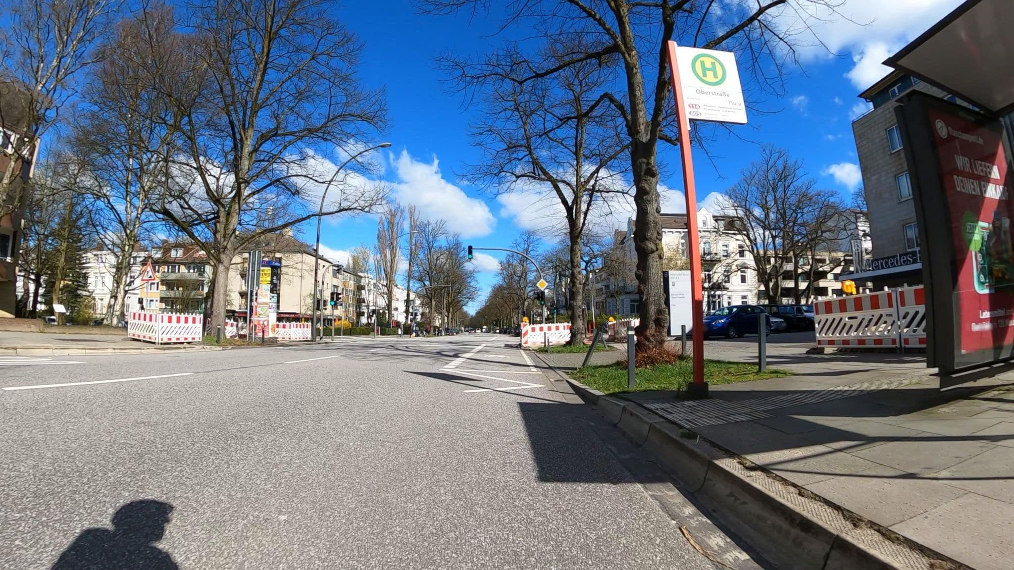 Street view near Hotel beim Funk, Harvestehude — © veloroute_hamburg (CC BY-SA · Mapillary)
