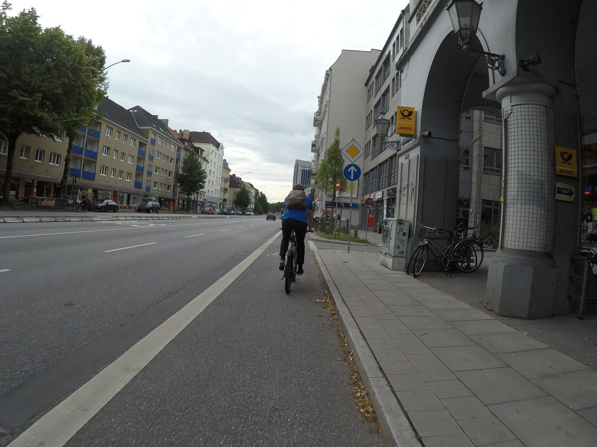 Street view near LifeArt Lounge, Rotherbaum — © veloroute_hamburg (CC BY-SA · Mapillary)