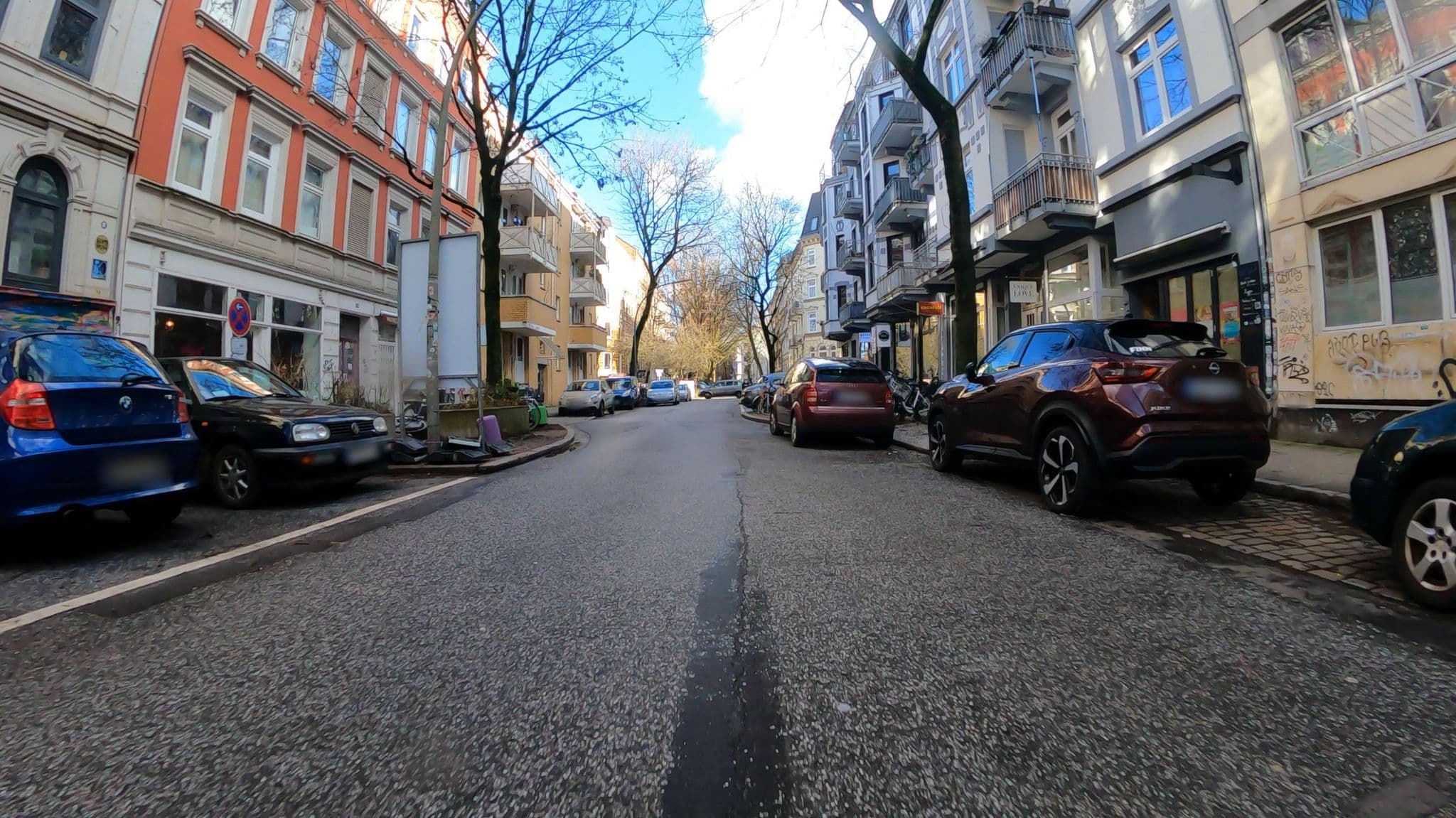 Street view near FeWo Parkblick HH Schanze, Sternschanze — © veloroute_hamburg (CC BY-SA · Mapillary)