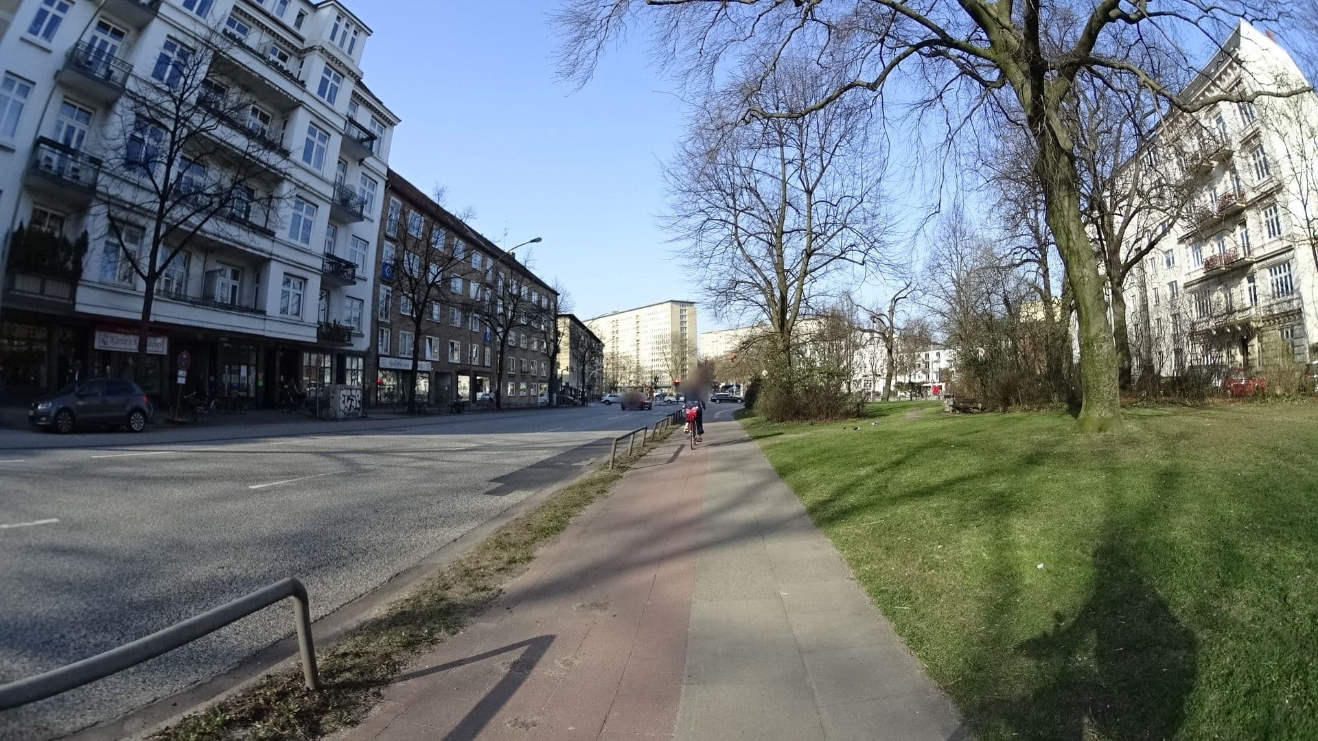 Street view near Bed & Breakfast Schlafschön, Rotherbaum — © sashazykov (CC BY-SA · Mapillary)