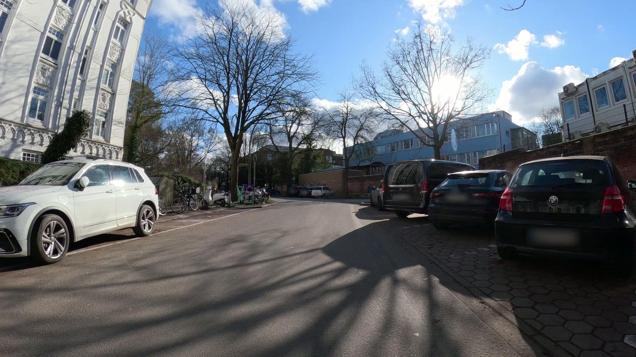 Street view near Ellena`s FEWO am Uke, Eppendorf — © veloroute_hamburg (CC BY-SA · Mapillary)