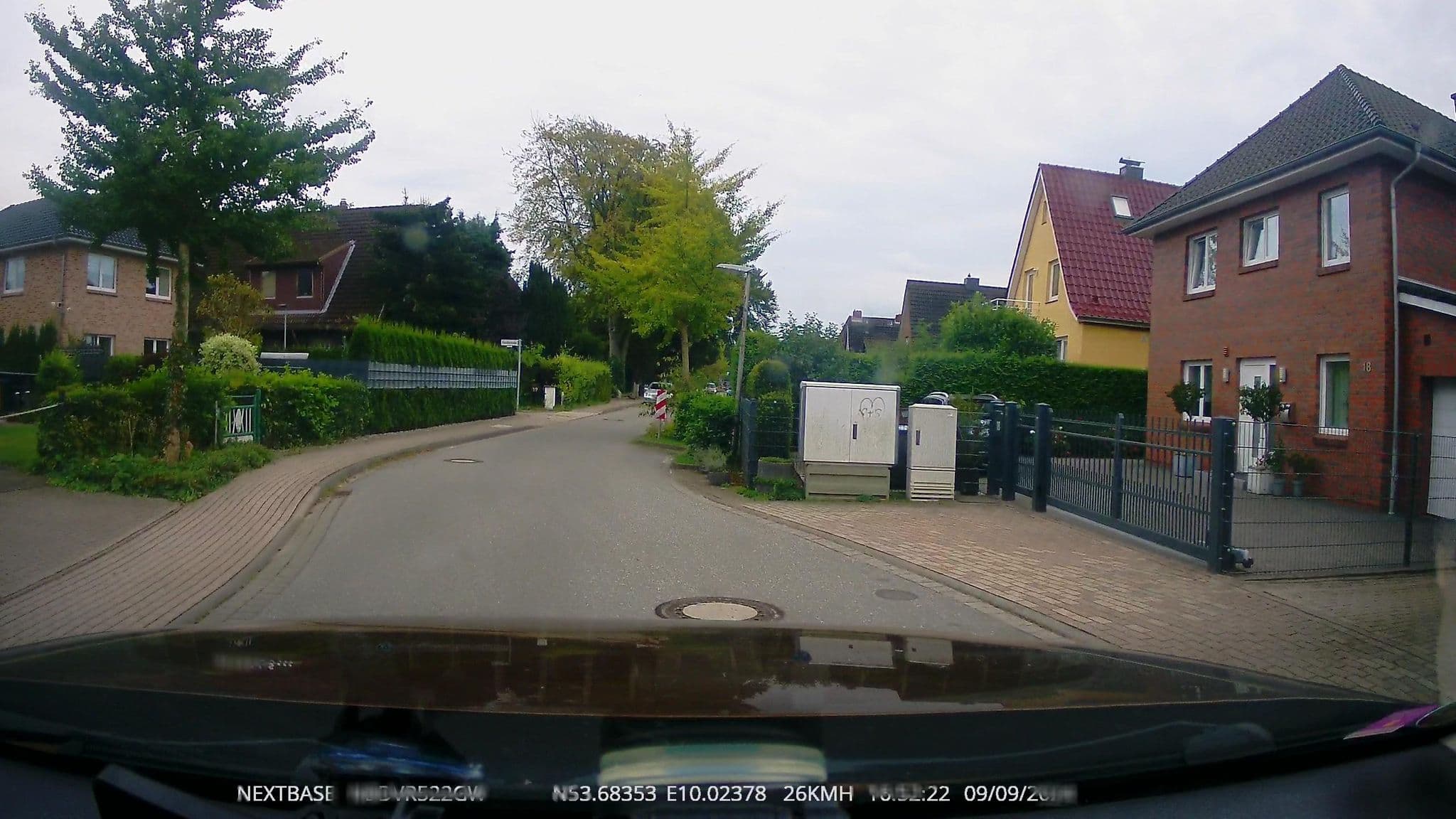 Street view near Ferienwohnungen Delgado Sebastian Delgado Diaz, Langenhorn — © Dancingman (CC BY-SA · Mapillary)