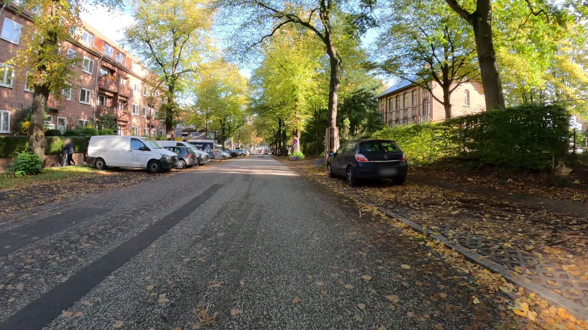 Street view near Hotel in de Döns, Ohlsdorf — © veloroute_hamburg (CC BY-SA · Mapillary)