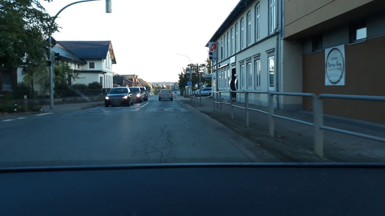Street view near Landgasthof Satrup Krug Gasthaus, Satrup — © hoeckie (CC BY-SA · Mapillary)