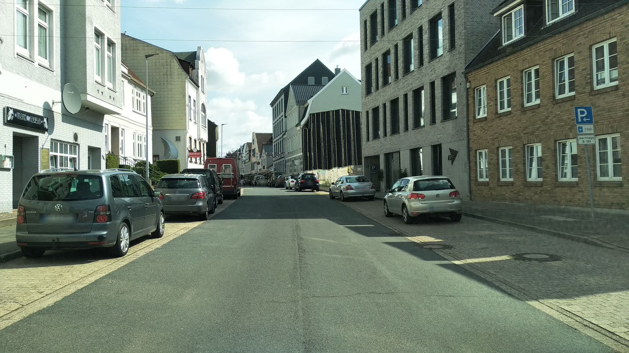 Street view near Stadthaus Emmy Marxen, Schleswig — © hoeckie1975 (CC BY-SA · Mapillary)