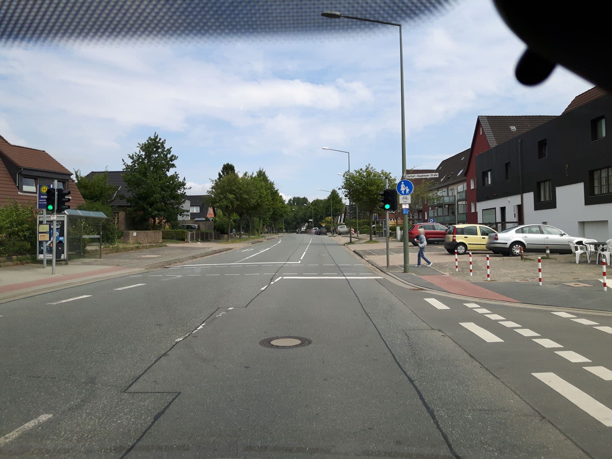 Street view near Zimmer Gästehaus Rosen, Flensburg — © rsmaps (CC BY-SA · Mapillary)