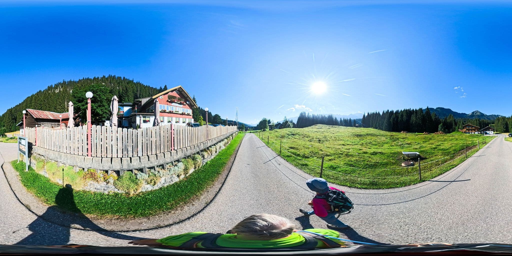Street view near Alpenhotel Küren, Hirschegg — © Hol_Ger (CC BY-SA · Mapillary)