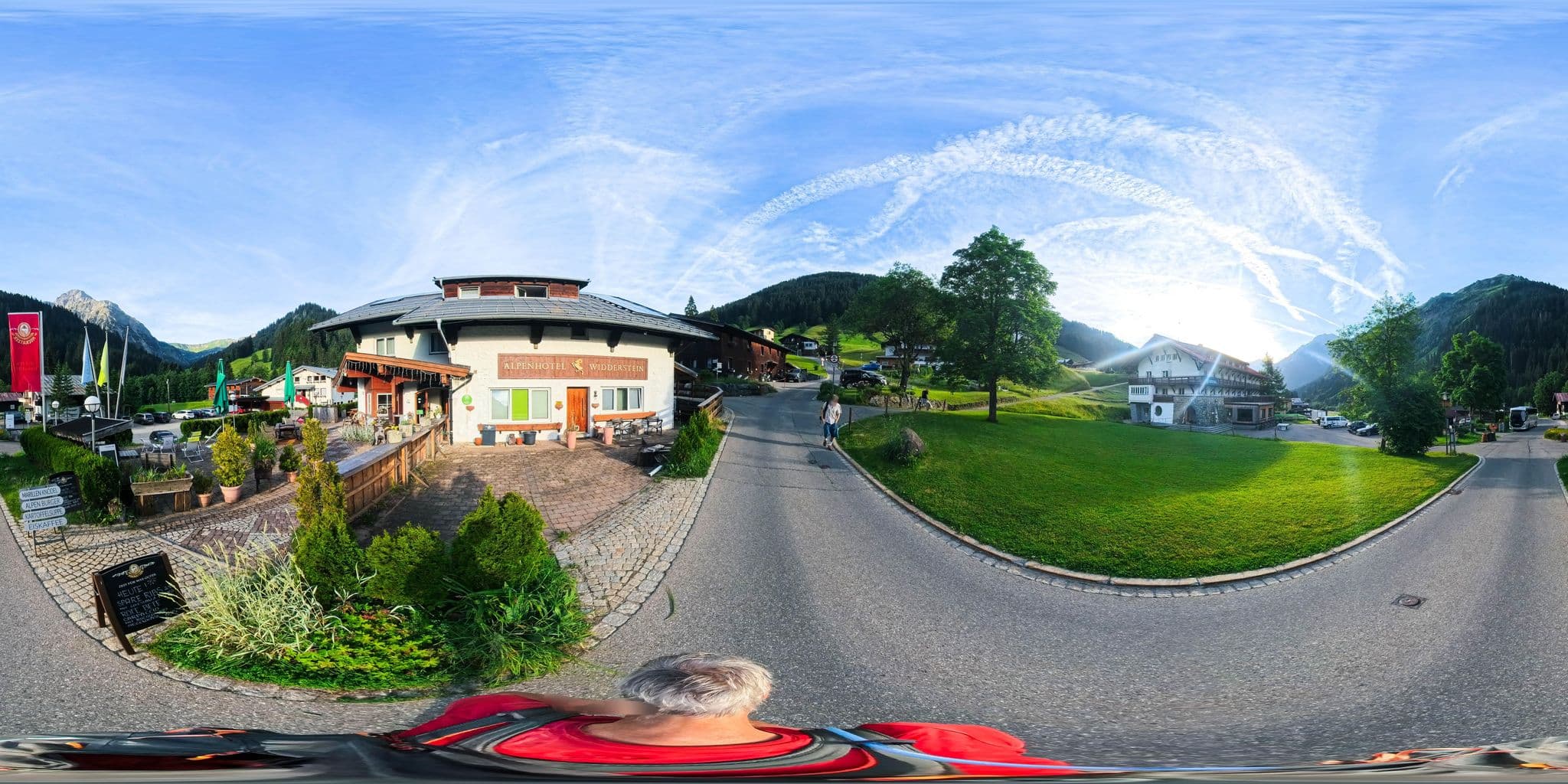 Street view near Alphotel Widderstein, Hirschegg