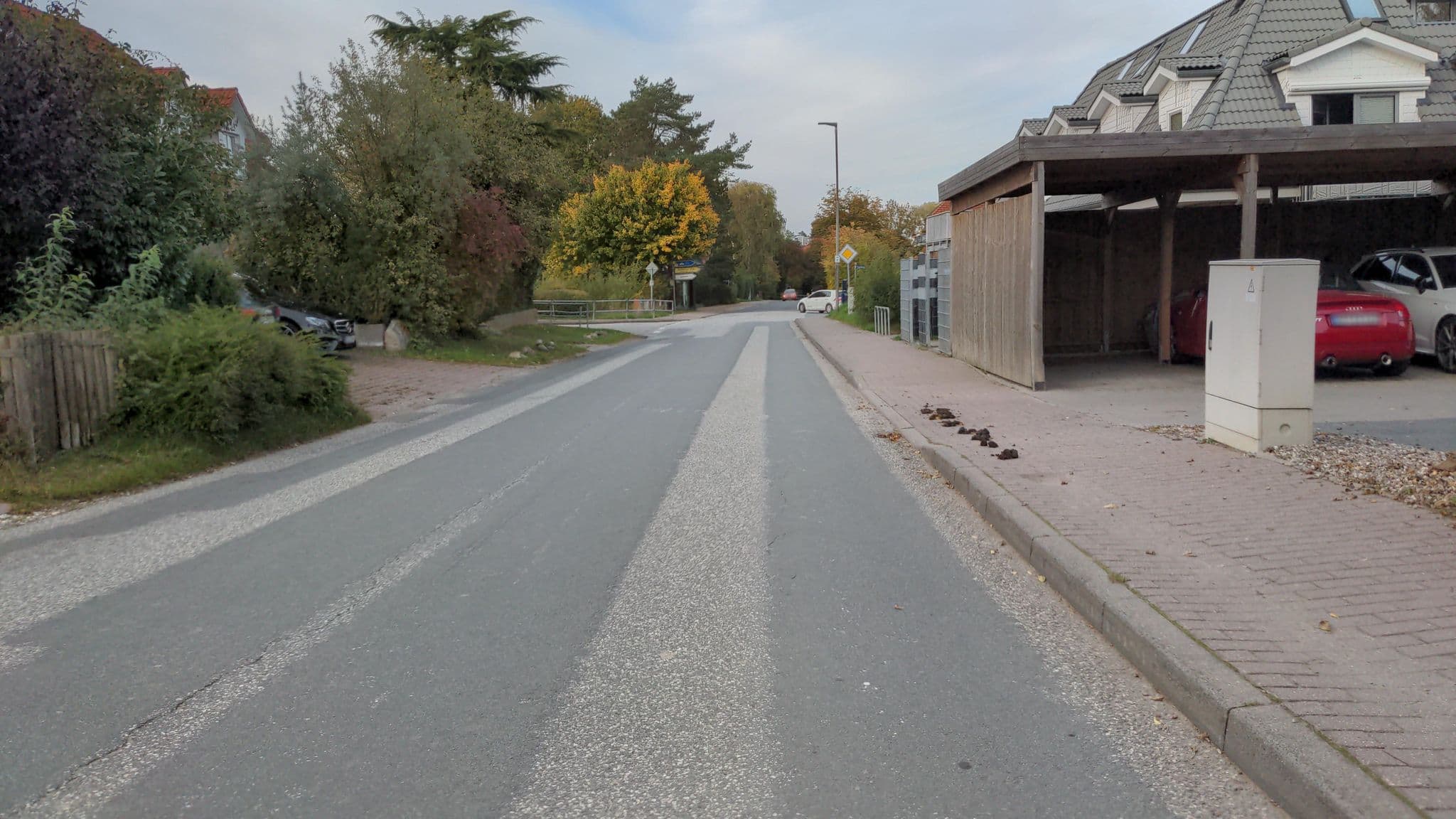 Street view near Ferienwohnung Südterrasse mit Kamin Bj 2019, Timmendorfer Strand — © rasmustravemnd (CC BY-SA · Mapillary)