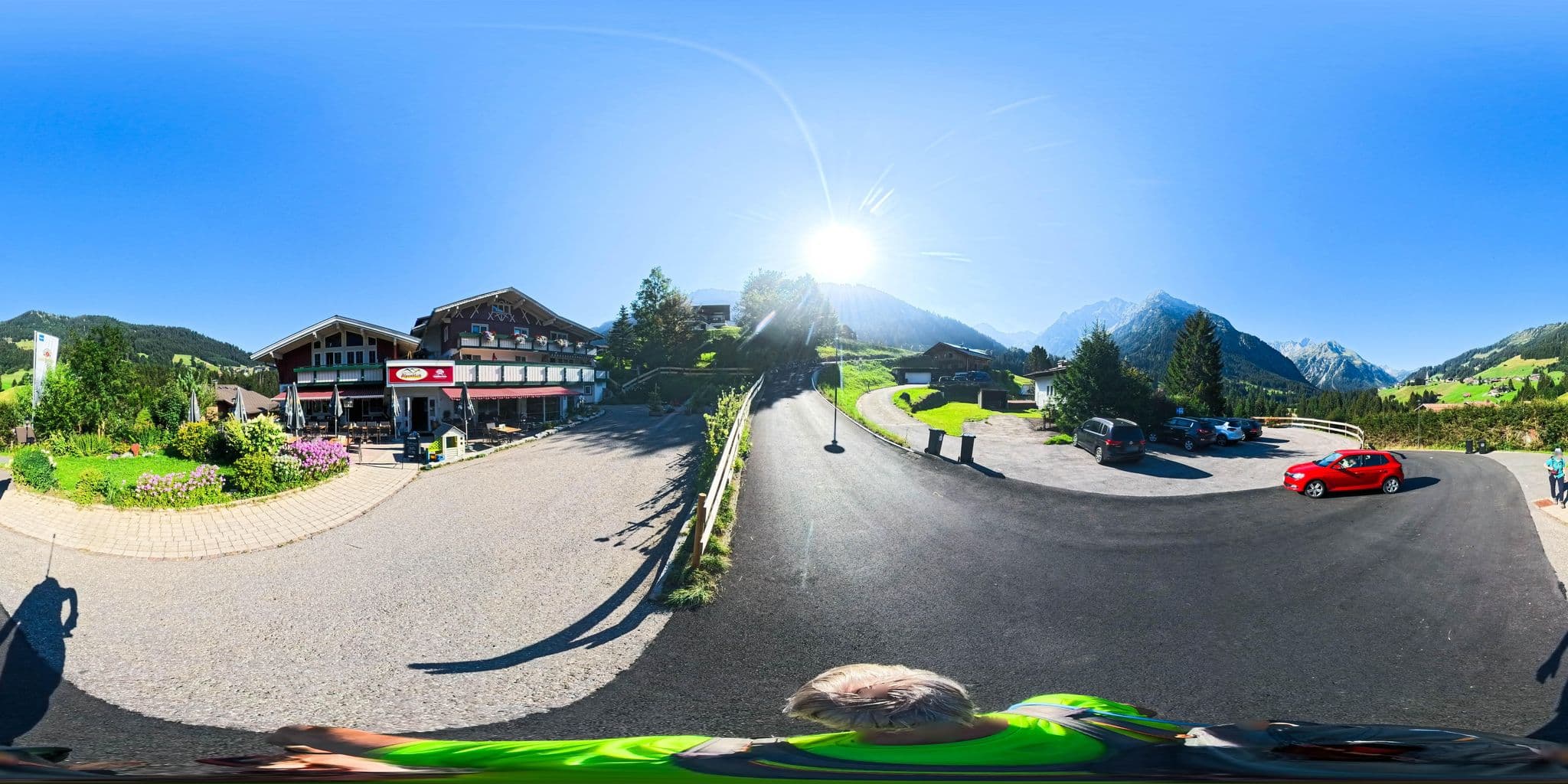 Street view near Gasthof-Café Alpenblick, Hirschegg — © Hol_Ger (CC BY-SA · Mapillary)