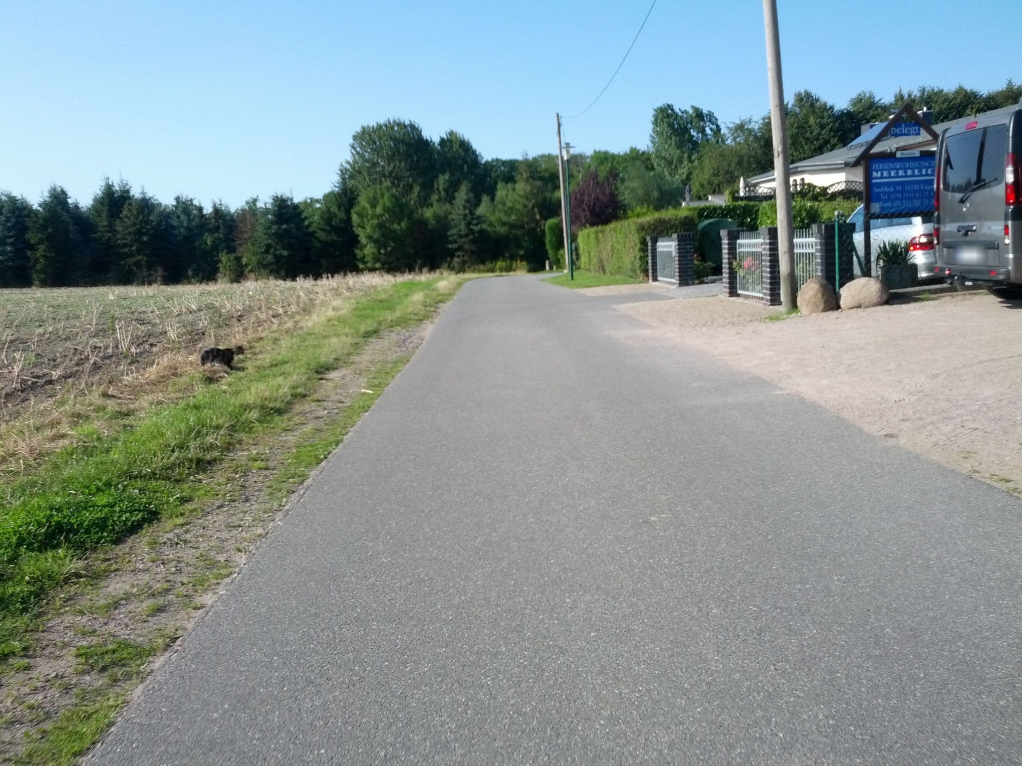 Street view near Ferienwohnungen Meerblick, Bastorf — © zoegglmeyr (CC BY-SA · Mapillary)