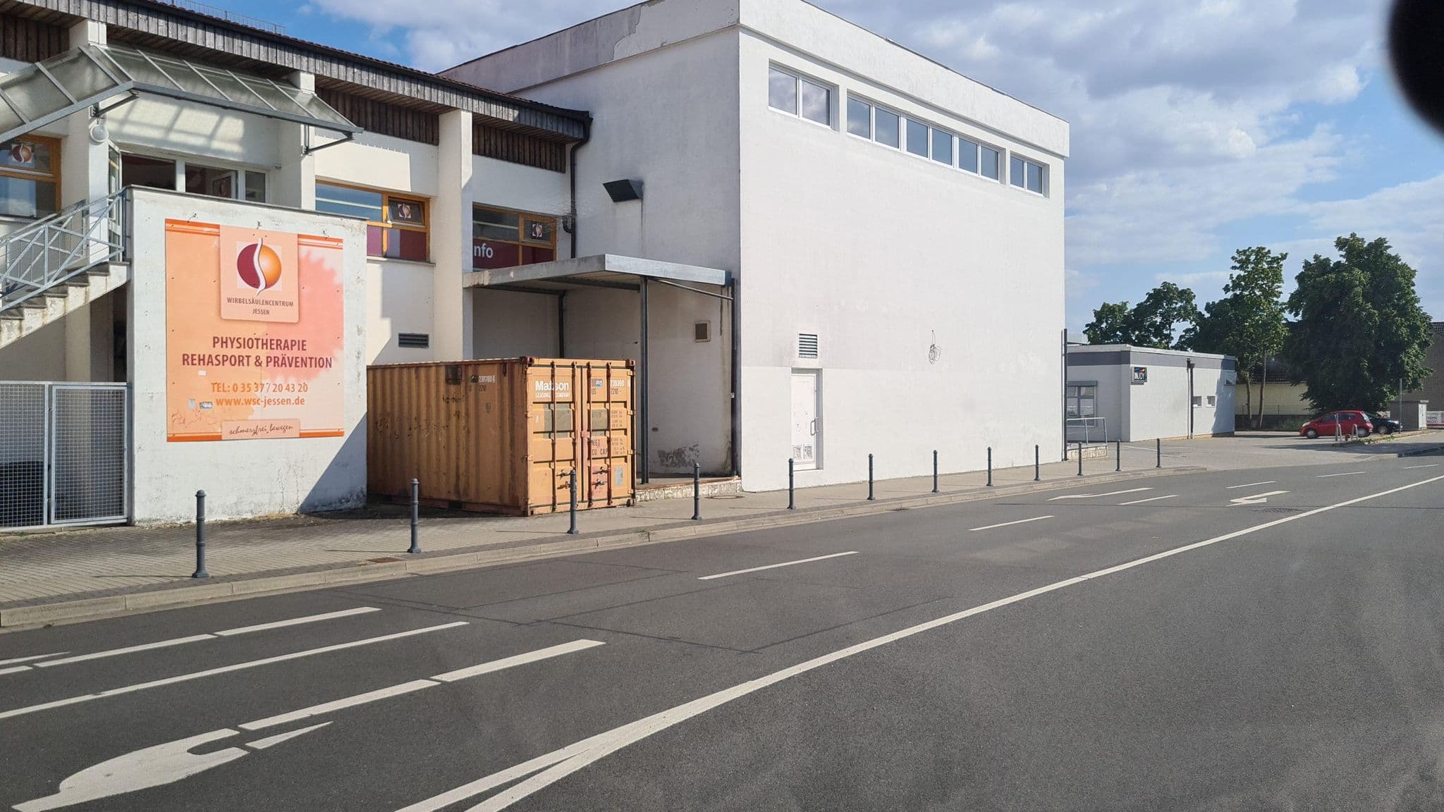 Street view near Hotel Schwarzenbach, Jessen — © dsmm (CC BY-SA · Mapillary)