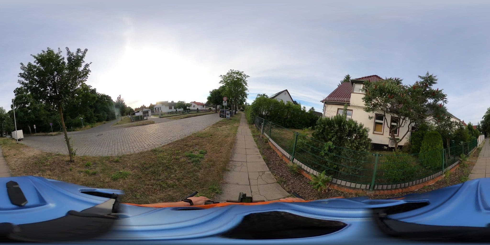 Street view near Haus des Handwerks Hotel- und Gaststättengesellschaft, Falkensee — © ADFC-FKS (CC BY-SA · Mapillary)