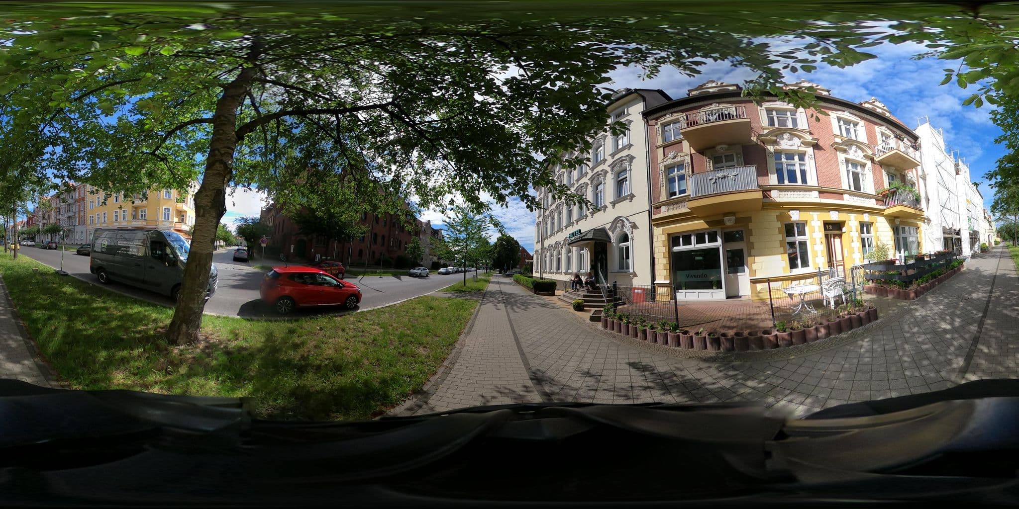 Street view near Hotel Fürstenhof, Rathenow — © ADFClandesverbandBRB (CC BY-SA · Mapillary)