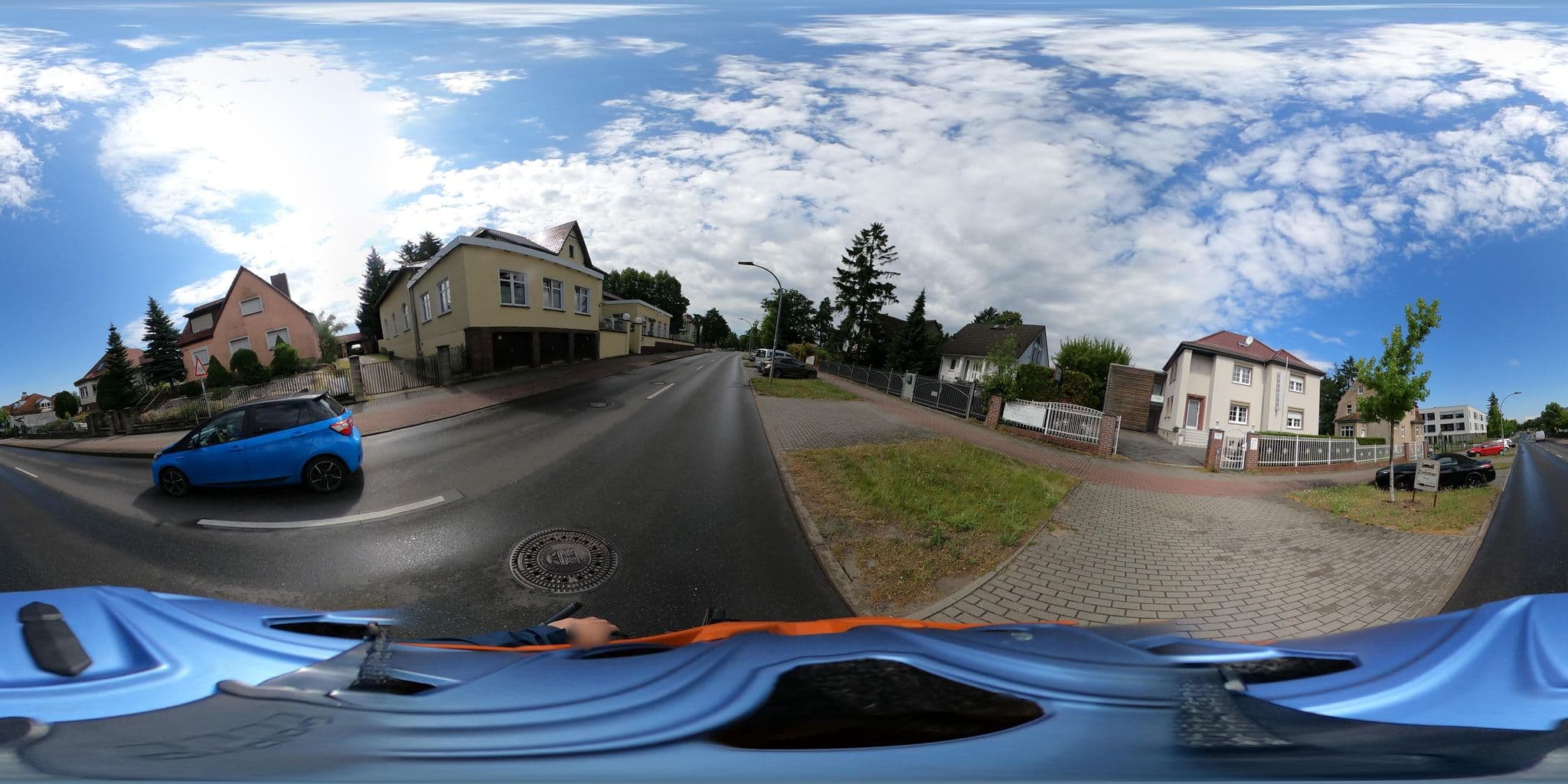 Street view near Pension Dallgow, Dallgow-Döberitz — © ADFC-FKS (CC BY-SA · Mapillary)