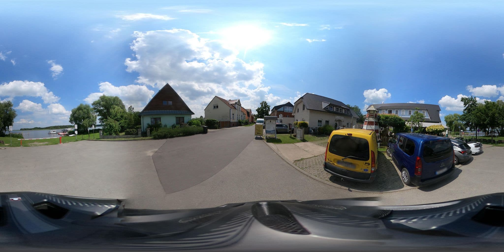 Street view near Pension Seeschlößchen Semlin, Rathenow — © ADFClandesverbandBRB (CC BY-SA · Mapillary)