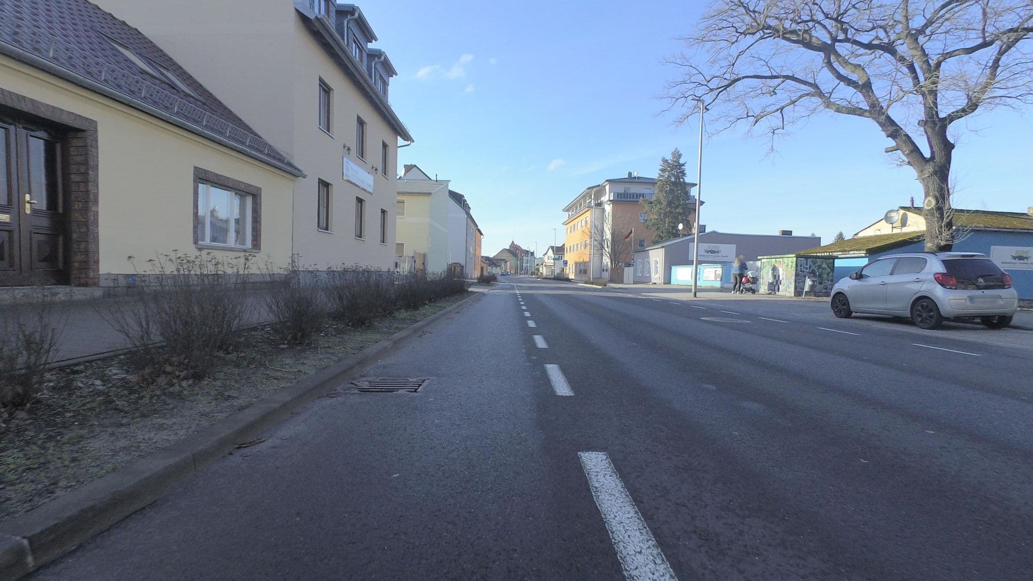 Street view near Privatpension am Stadtpark Trebbin Inh. Frank Schulze, Trebbin — © britiger (CC BY-SA · Mapillary)