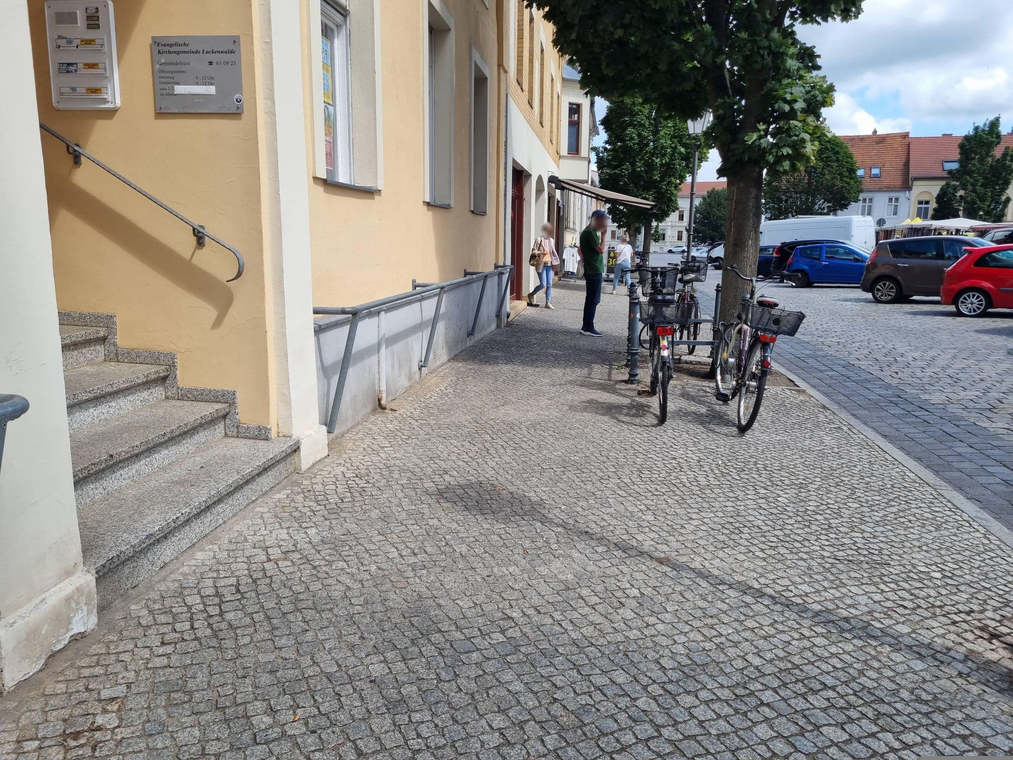 Street view near Pension am Markt Inh. Otto Schulze, Luckenwalde — © dsmm (CC BY-SA · Mapillary)