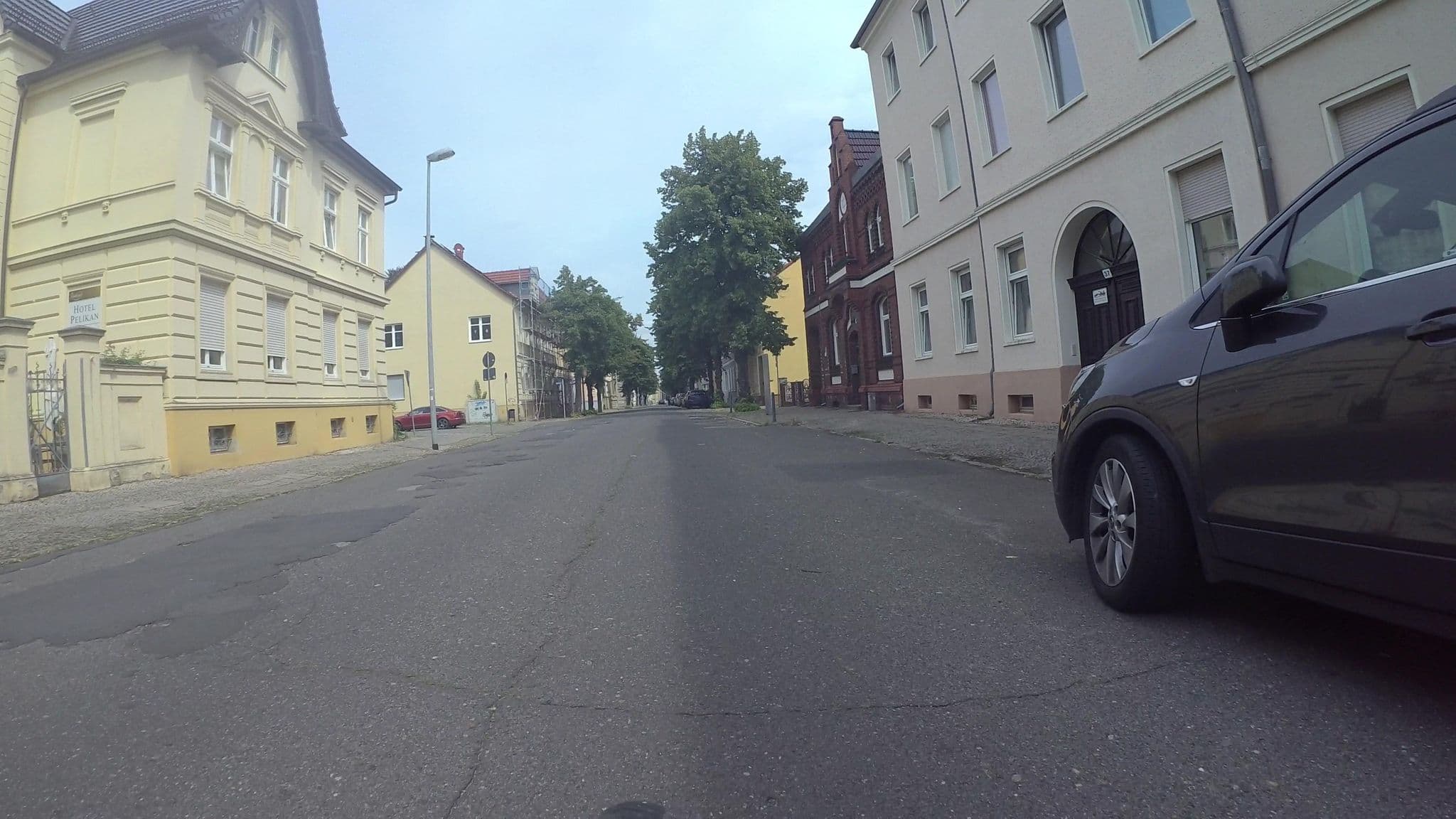 Street view near Hotel Pelikan, Luckenwalde — © britiger (CC BY-SA · Mapillary)