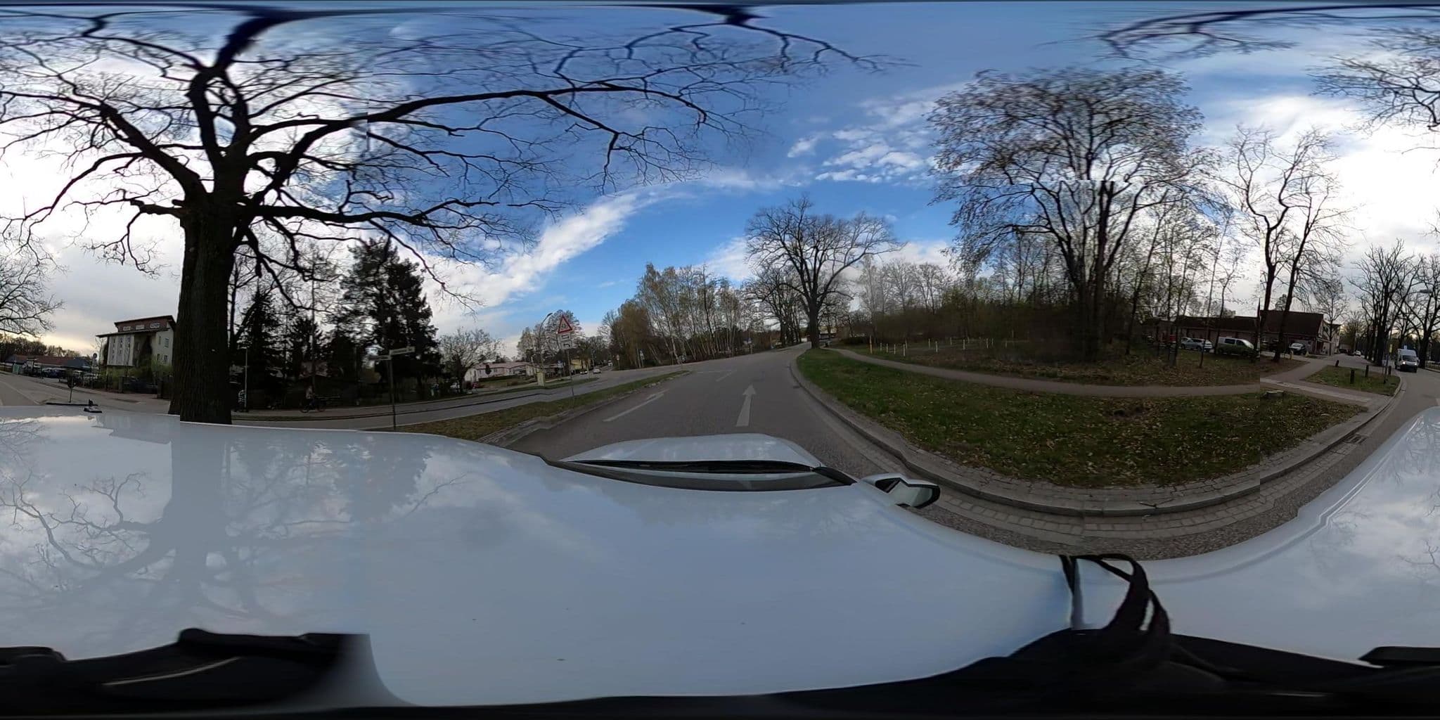 Street view near Pension Birkenhain Pension, Falkensee — © DannyBSV (CC BY-SA · Mapillary)