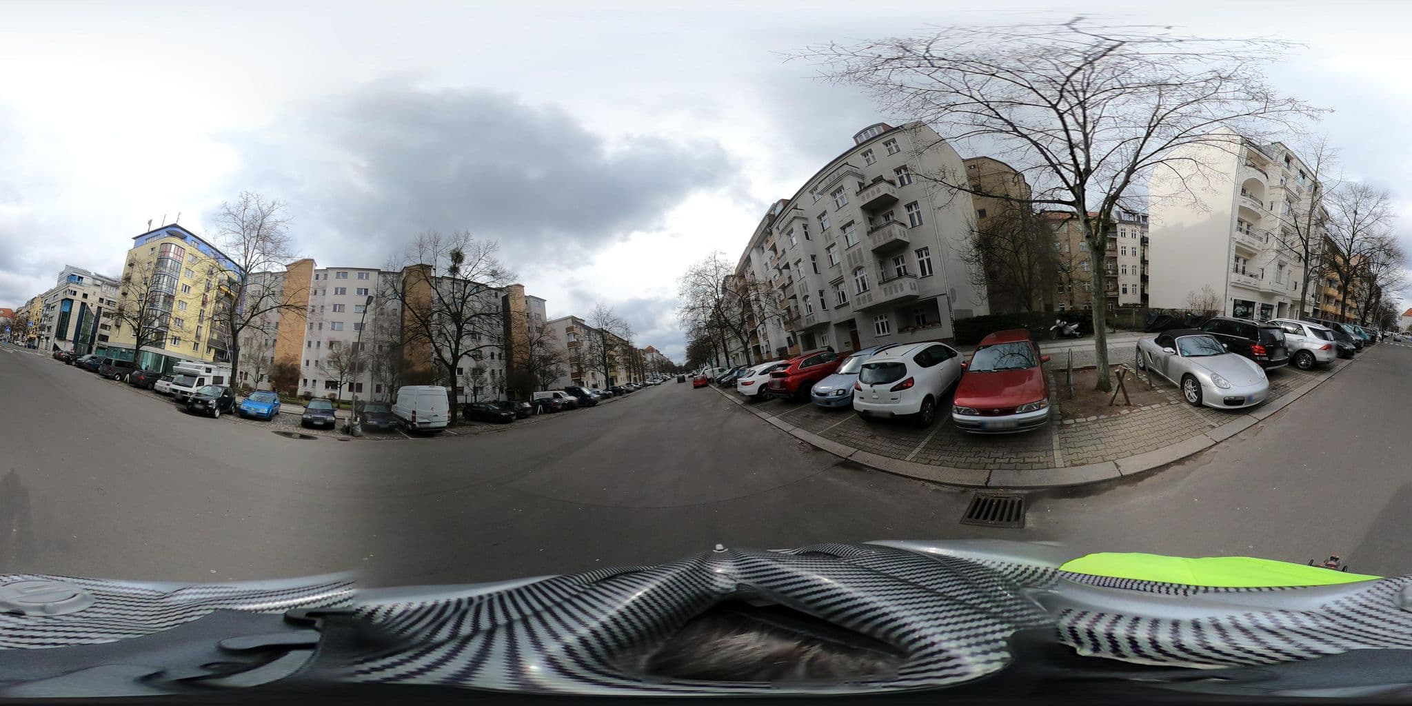 Street view near Klein Aber Fein, Charlottenburg — © hvberlin (CC BY-SA · Mapillary)