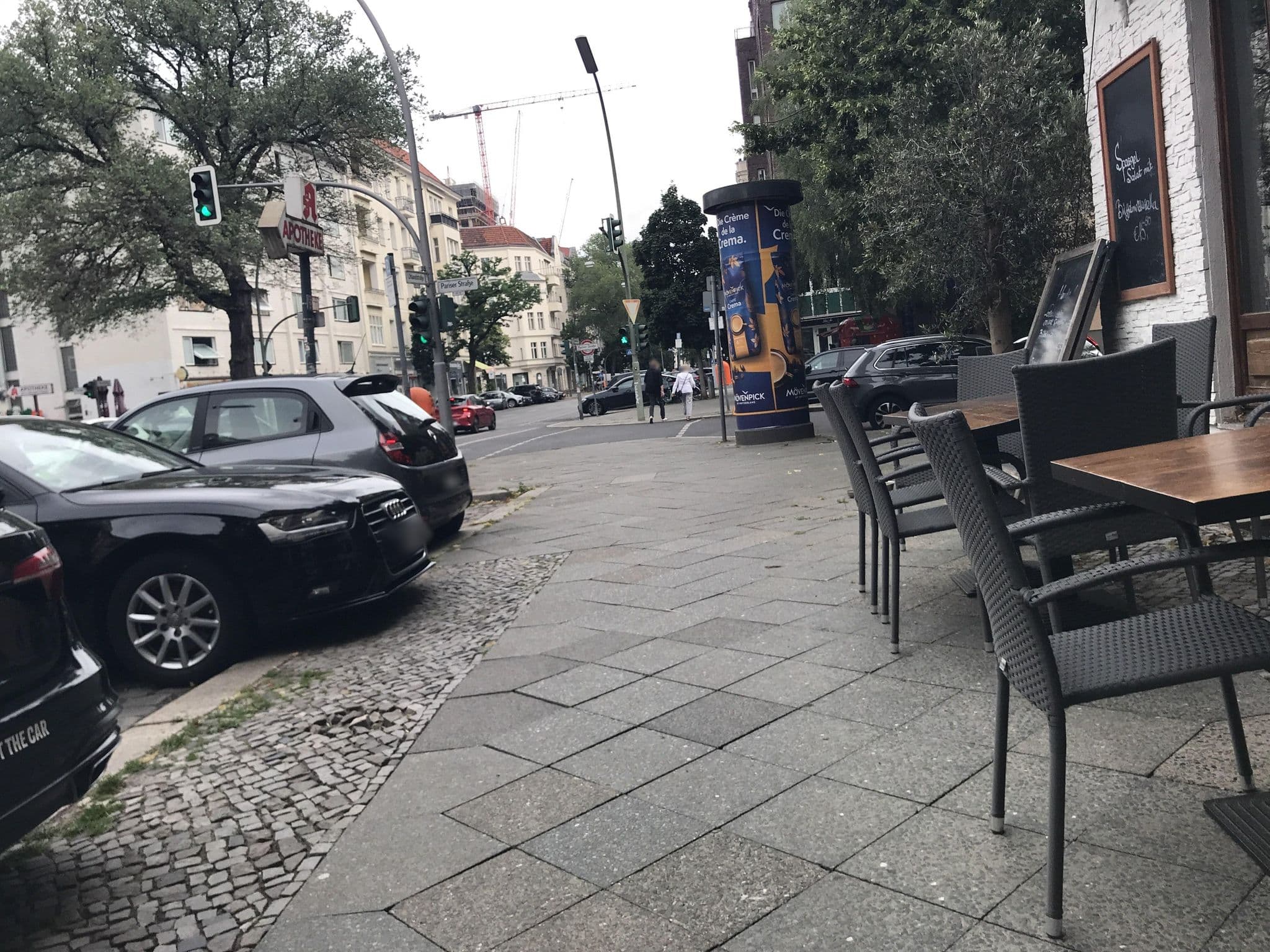 Street view near Max Brown Hotel Ku'damm, part of Sircle Collection, Schöneberg — © miguel_andrade (CC BY-SA · Mapillary)