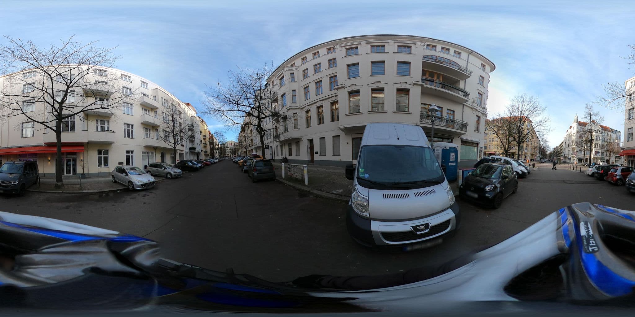 Street view near Pension Ariane, Schöneberg — © eserte (CC BY-SA · Mapillary)