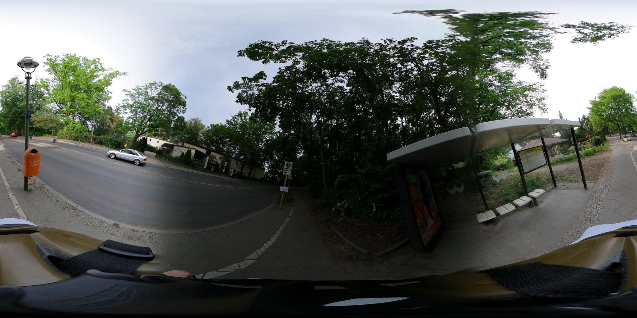 Street view near Deutsches Jugendherbergswerk Landesverband Berlin-Brandenburg, Hermsdorf — © cyton (CC BY-SA · Mapillary)