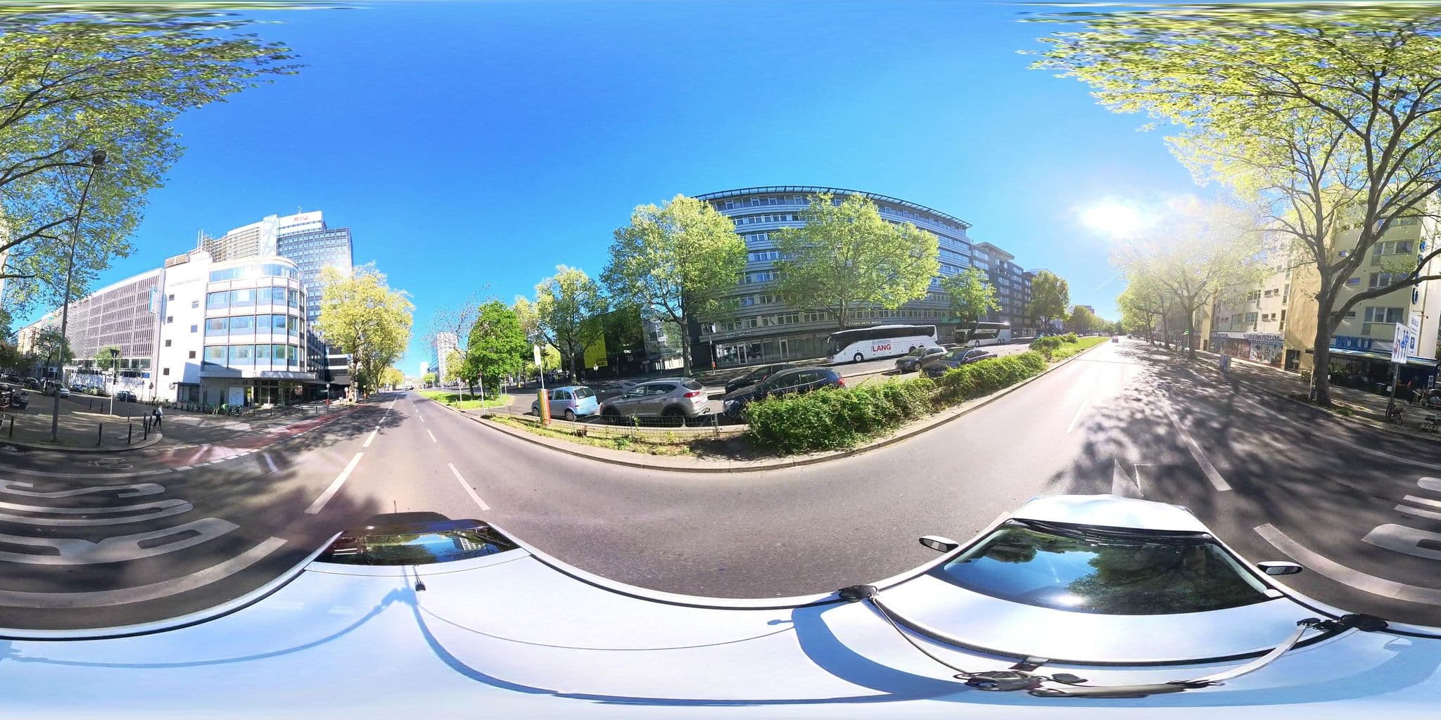 Street view near Titanic Hotel Berlin, Schöneberg — © osmplus_org (CC BY-SA · Mapillary)