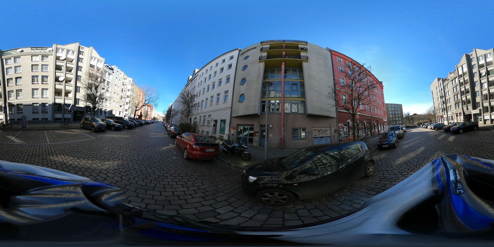 Street view near Alex AirBnb place, Wedding — © eserte (CC BY-SA · Mapillary)