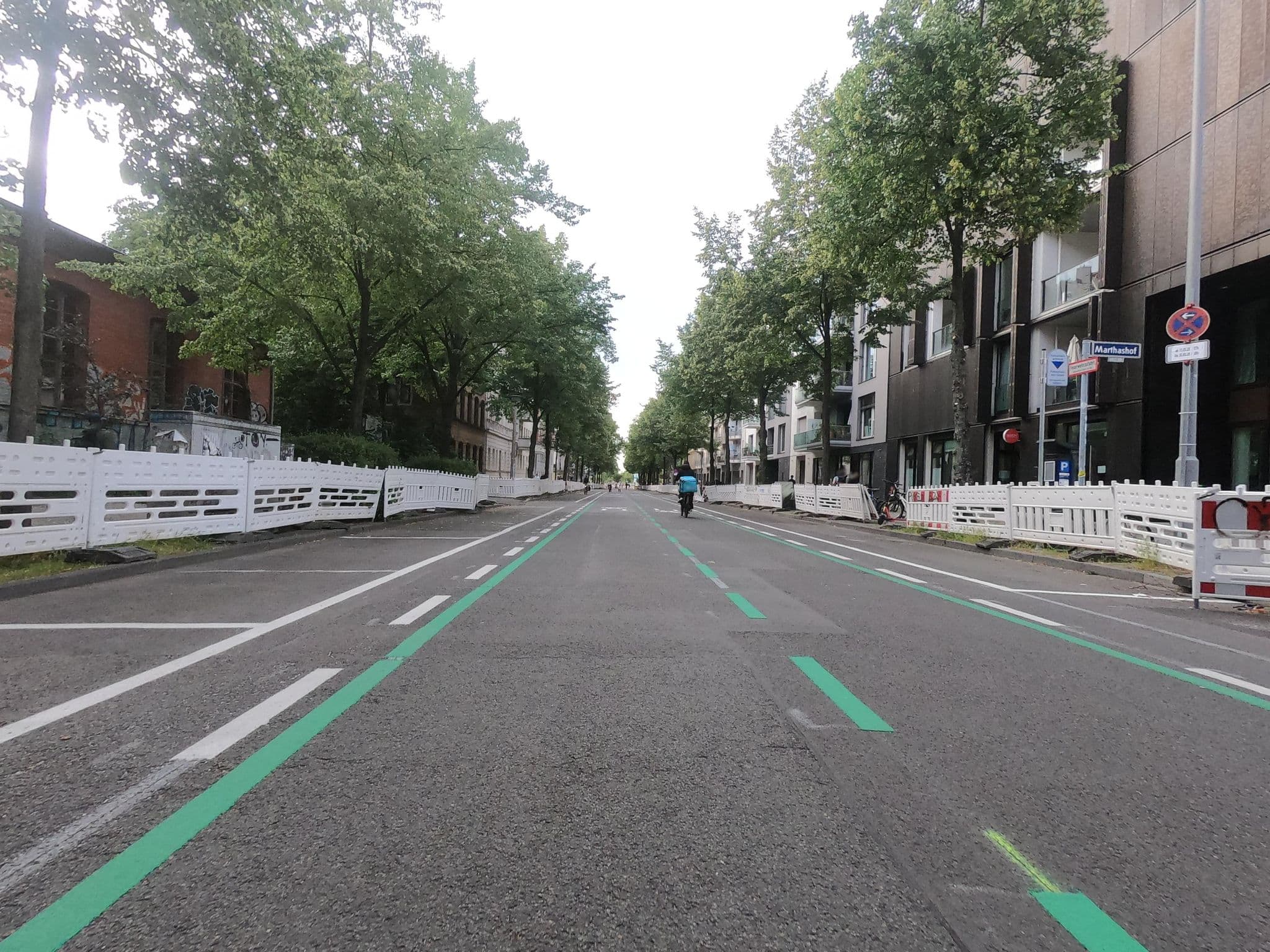 Street view near Marthashof, Prenzlauer Berg — © carlheinz (CC BY-SA · Mapillary)