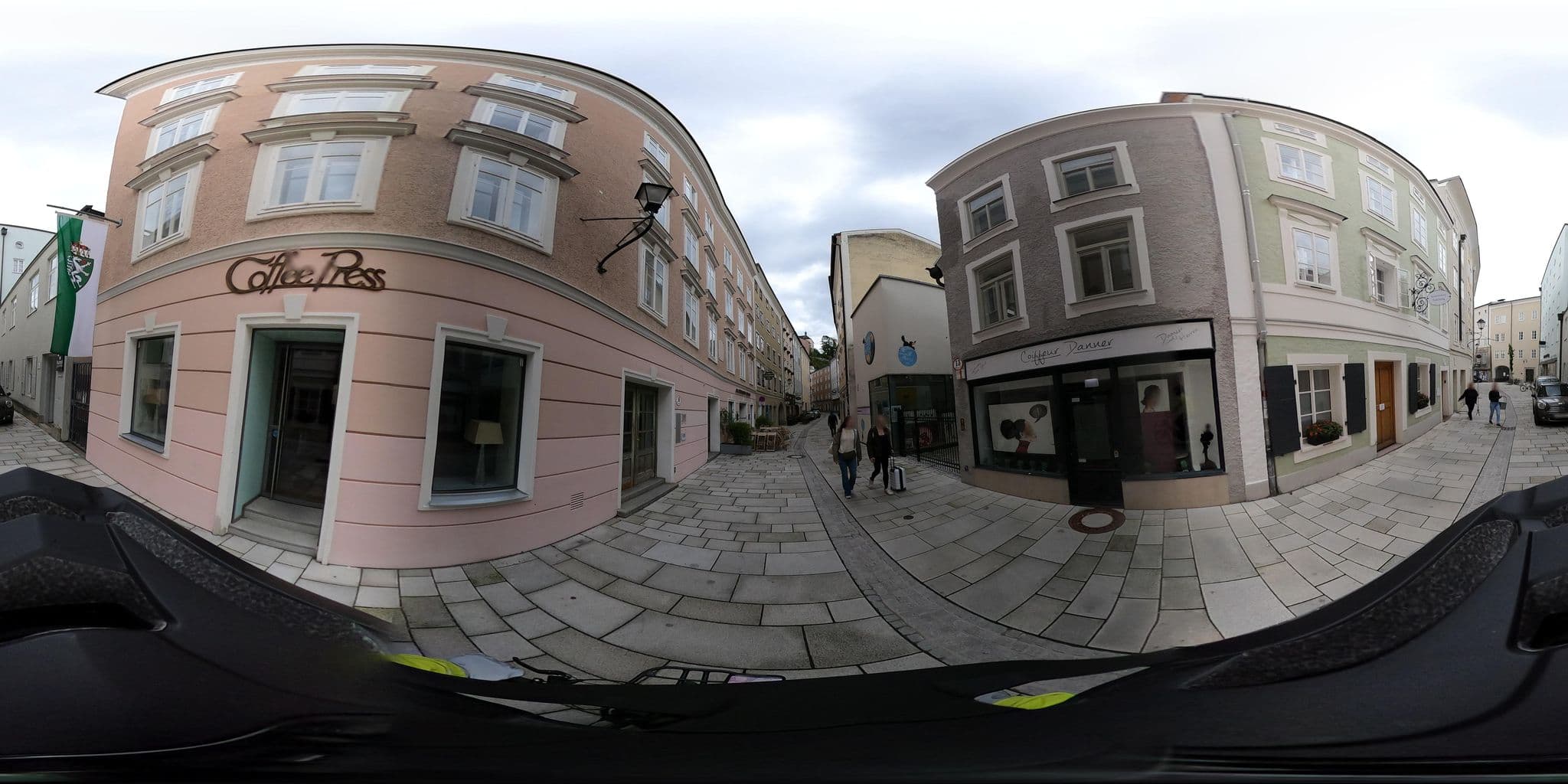 Street view near City-Hotel Trumer-Stube, Salzburg — © OidaHeast (CC BY-SA · Mapillary)