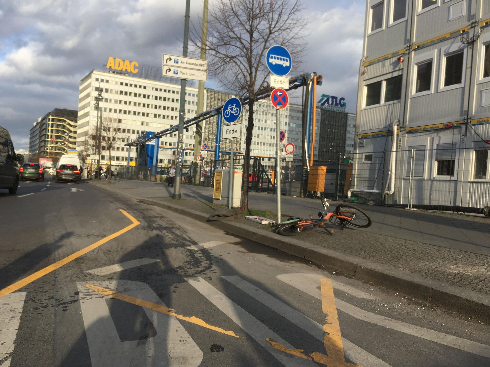 Street view near Scandic Alexander Hotel, Berlin — © carlheinz (CC BY-SA · Mapillary)