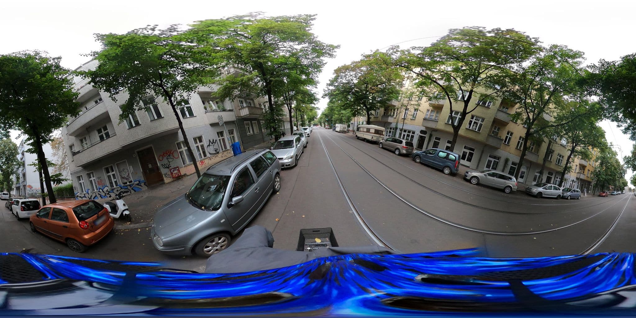 Street view near Schlafmeile Hostel, Friedrichshain — © supaplex030 (CC BY-SA · Mapillary)