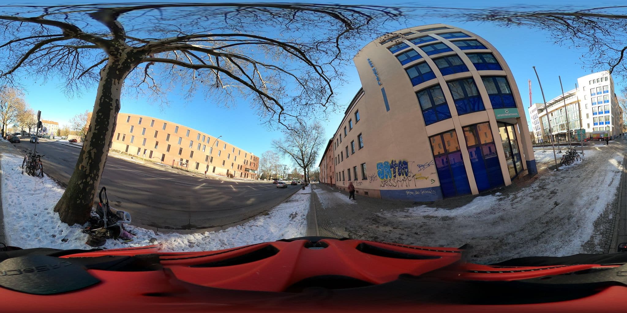 Street view near Berlín Park Hotel Blue, Britz — © tordans (CC BY-SA · Mapillary)