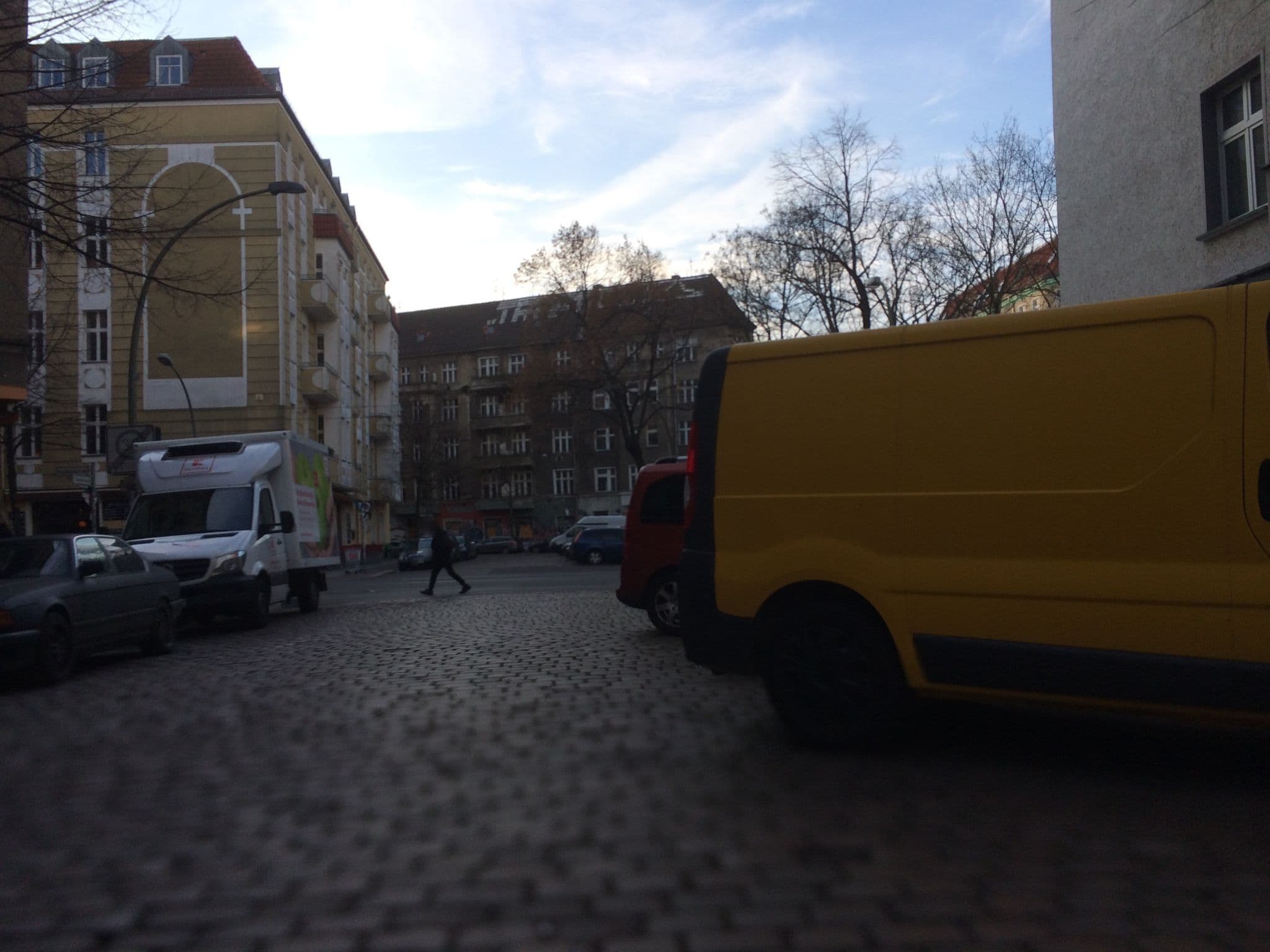 Street view near Lodge Berlin, Friedrichshain — © carlheinz (CC BY-SA · Mapillary)