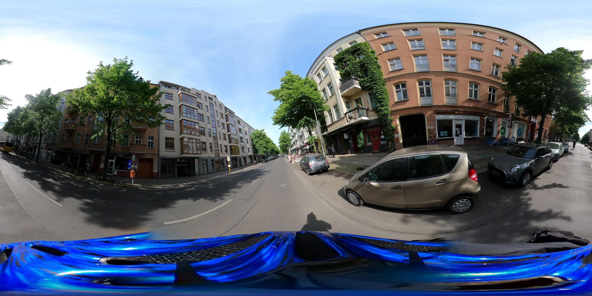 Street view near Juncker's Hotel Garni, Friedrichshain — © supaplex030 (CC BY-SA · Mapillary)