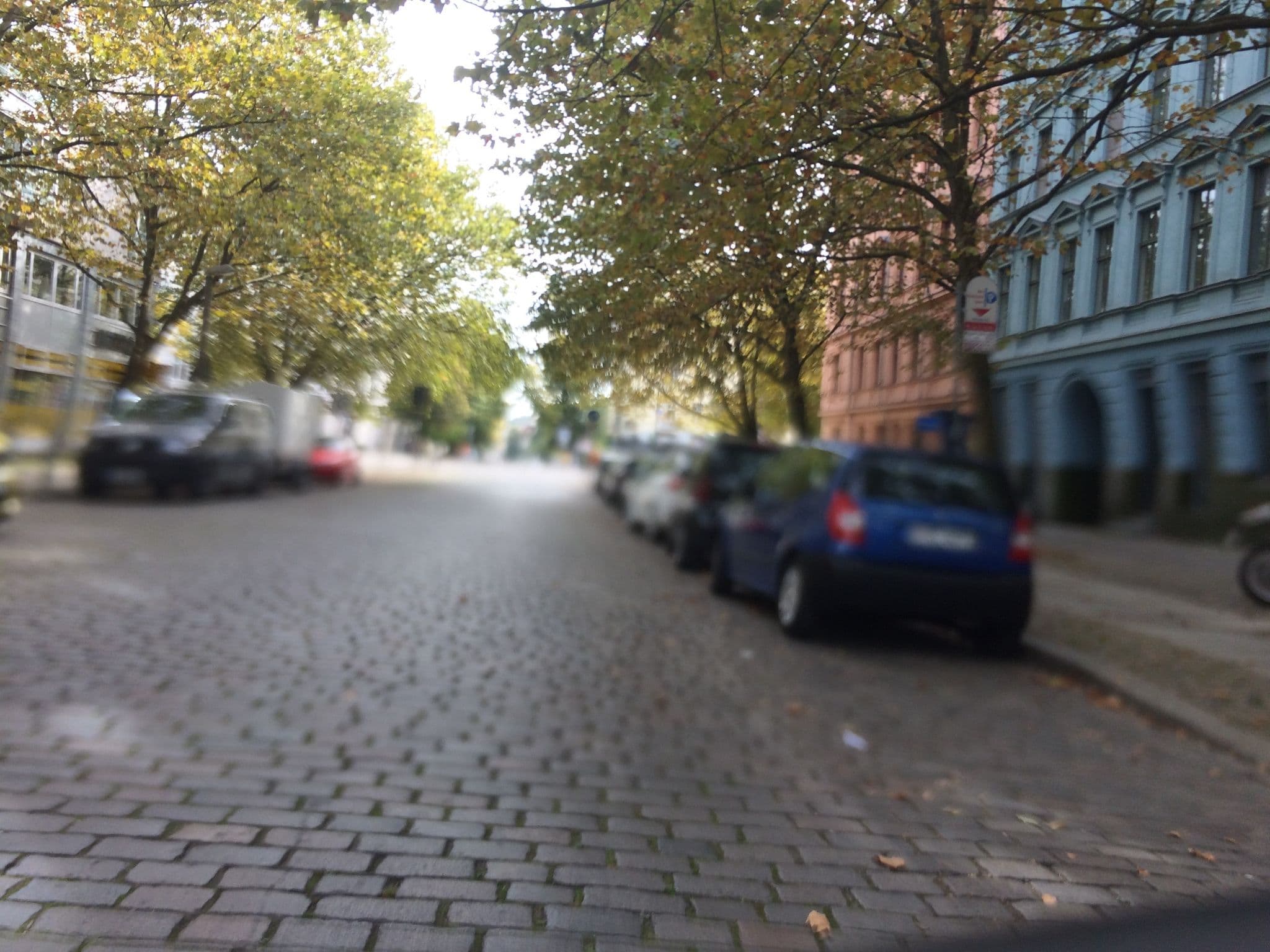 Street view near Ackselhaus & Blue Home, Prenzlauer Berg — © carlheinz (CC BY-SA · Mapillary)