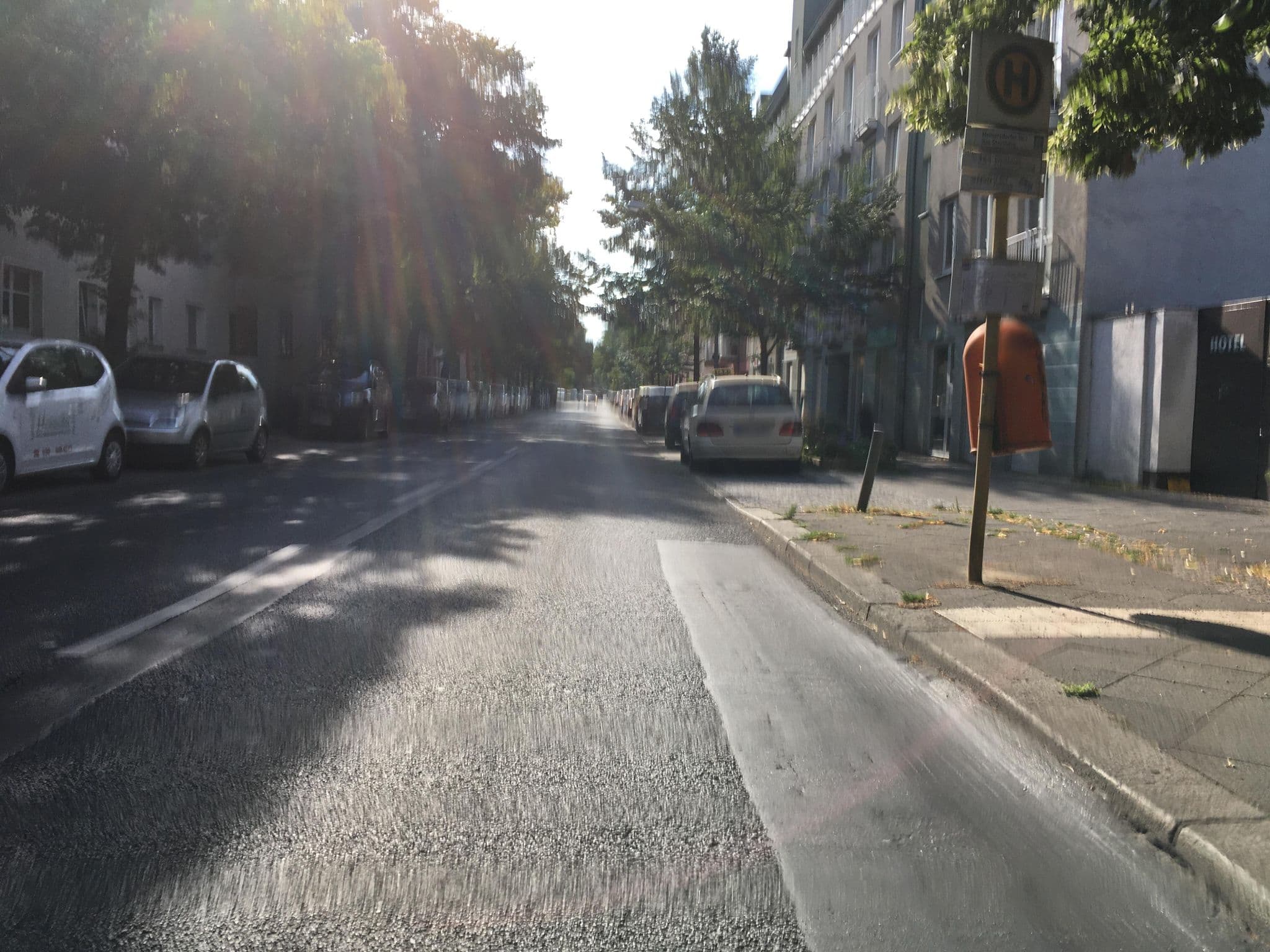 Street view near Pension Simone, Heinersdorf — © carlheinz (CC BY-SA · Mapillary)