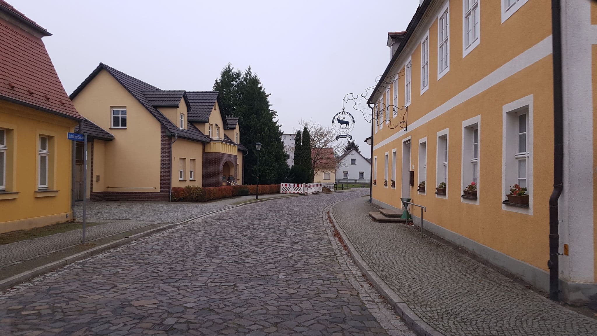 Street view near Gasthof Zum Hirsch Inh. Frank-Wilhelm Binde, Crinitz — © dsmm (CC BY-SA · Mapillary)
