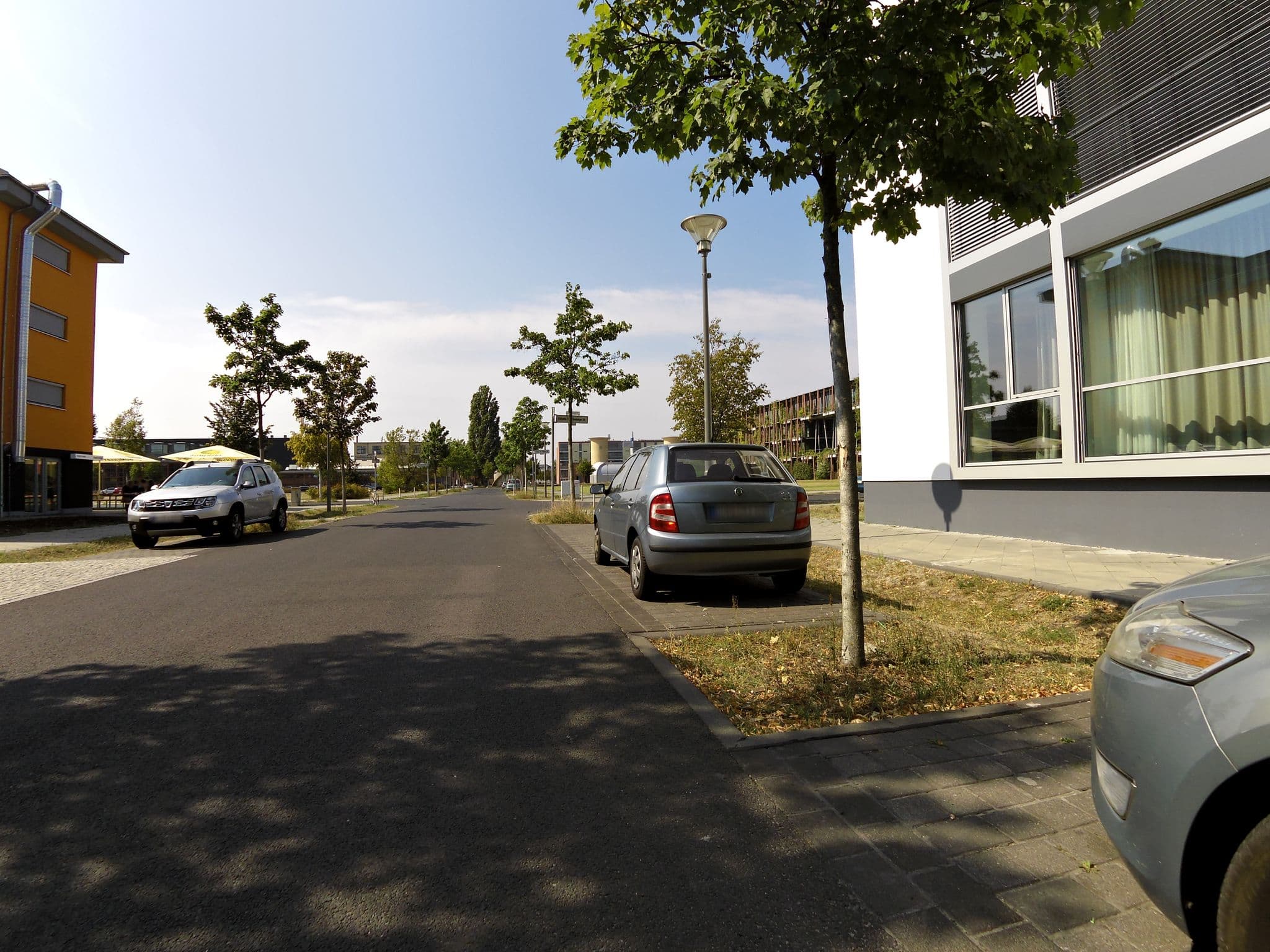 Street view near Adapt Apartments Hotel, Adlershof — © moenk (CC BY-SA · Mapillary)