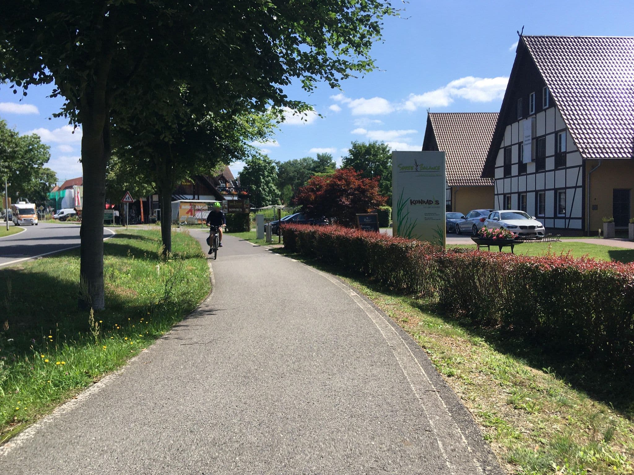 Street view near Kur und Wellnesshaus Spreebalance, The Originals Relais (Relais du Silence), Burg — © carlheinz (CC BY-SA · Mapillary)