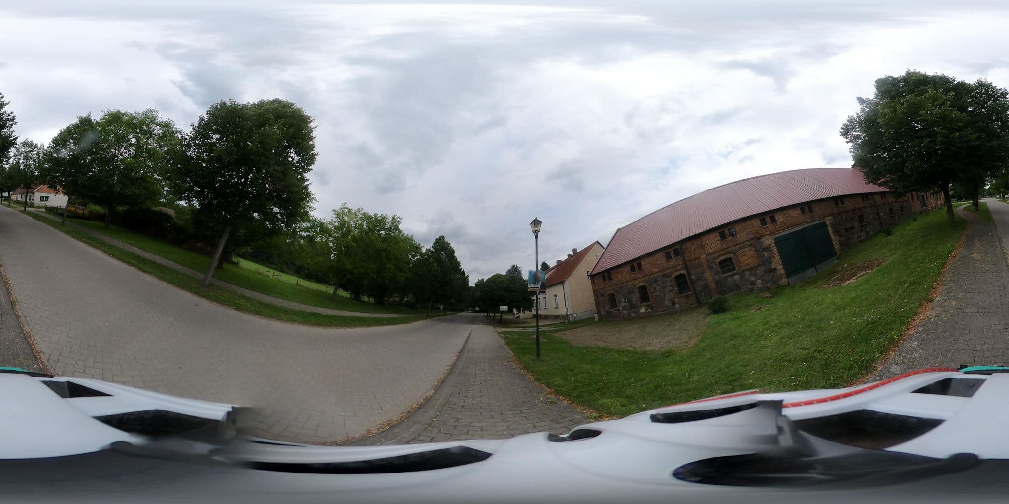 Street view near Parkcafe Bed & Breakfast, Briesen — © Oderradler (CC BY-SA · Mapillary)