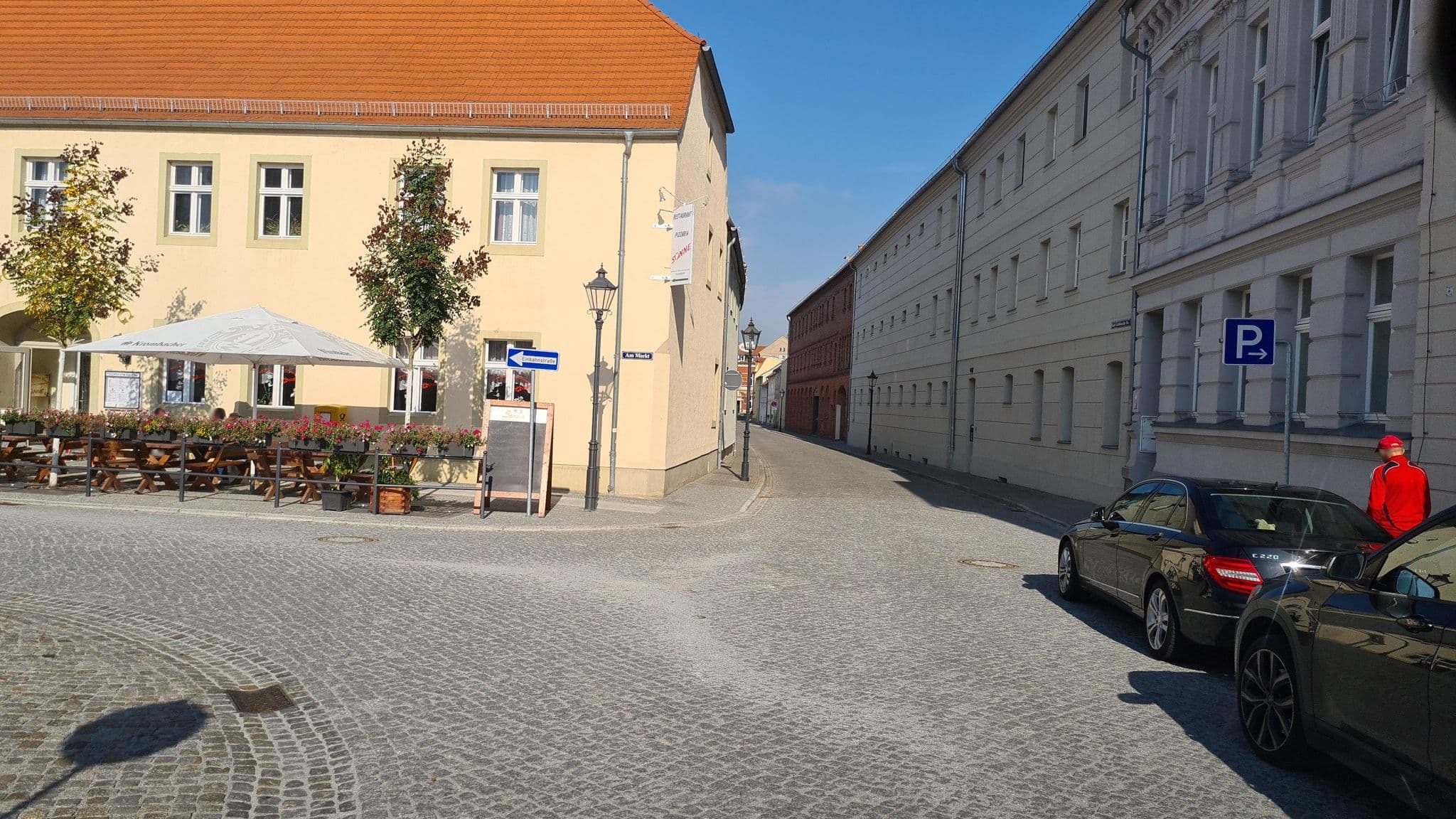 Street view near Beloch Herbert Luckau Appartements 1695 und Elonau, Luckau — © dsmm (CC BY-SA · Mapillary)