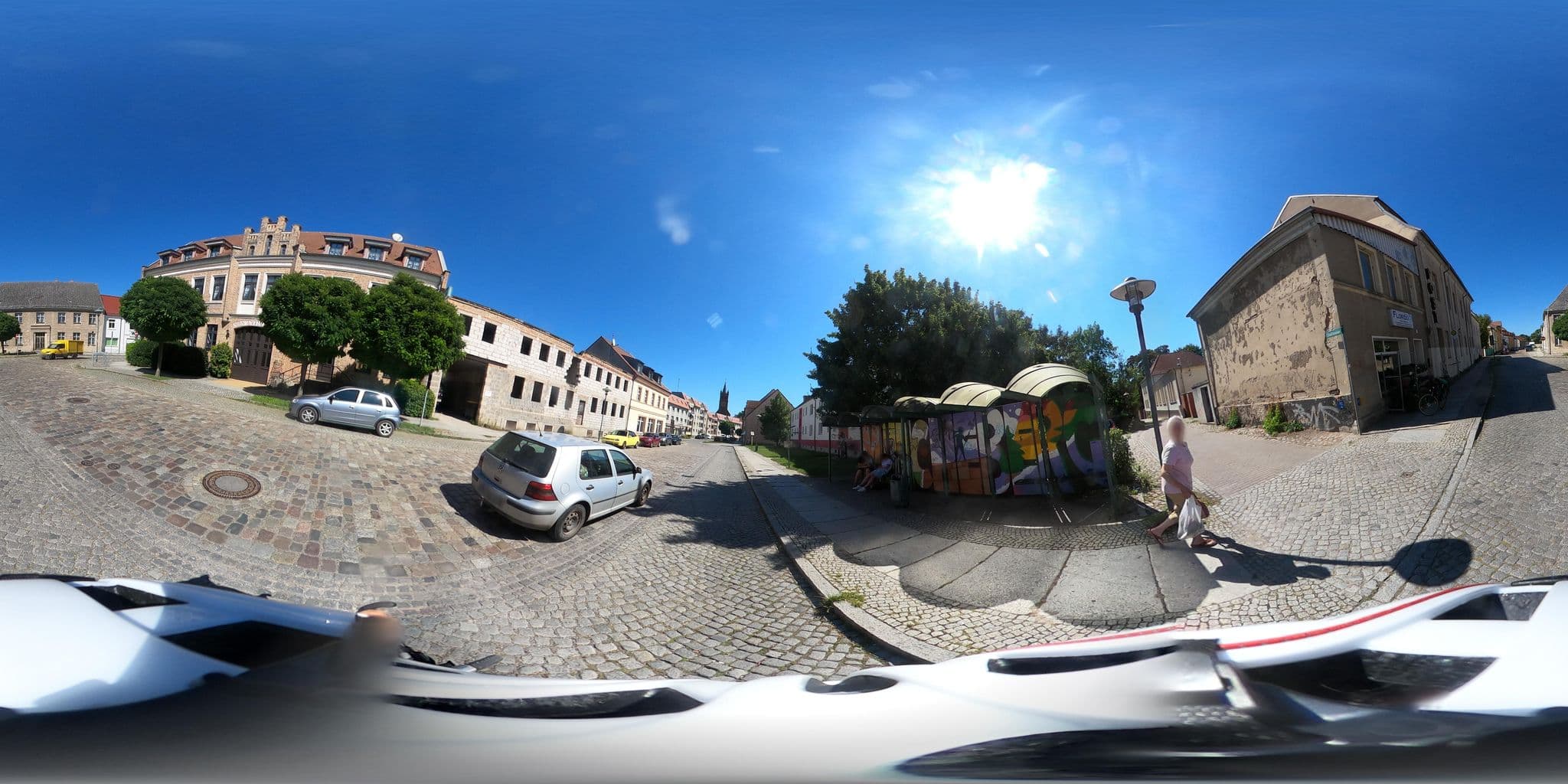 Street view near Landhotel Sterntaler Inh. Heiko Meyer, Müncheberg — © Oderradler (CC BY-SA · Mapillary)