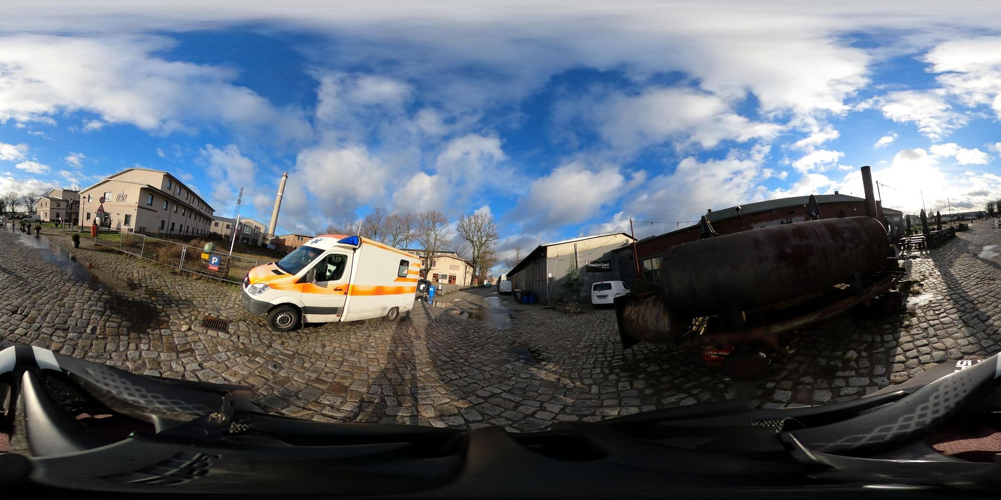 Street view near Trio Apartment Hotel, Lichtenberg — © stefanhrt (CC BY-SA · Mapillary)