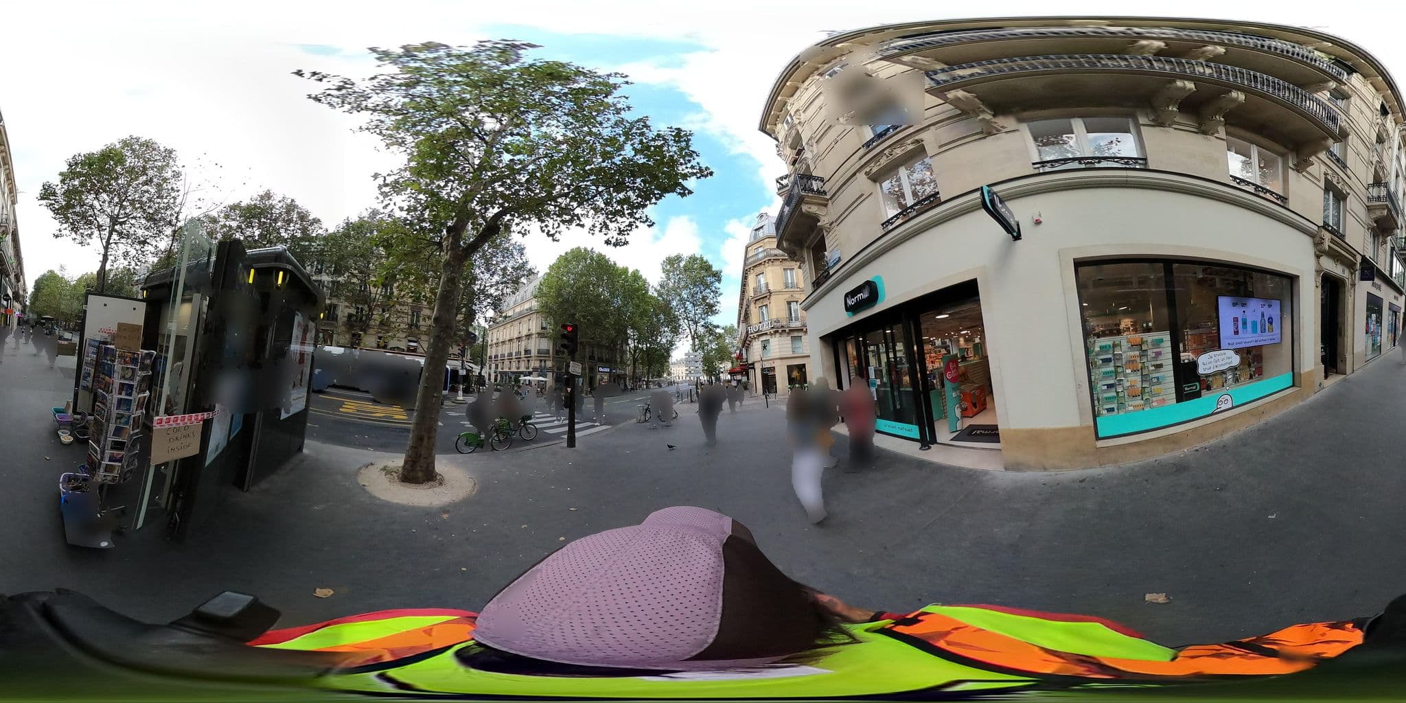 Street view near Hôtel du Levant, Paris — © cartocite (CC BY-SA · Mapillary)