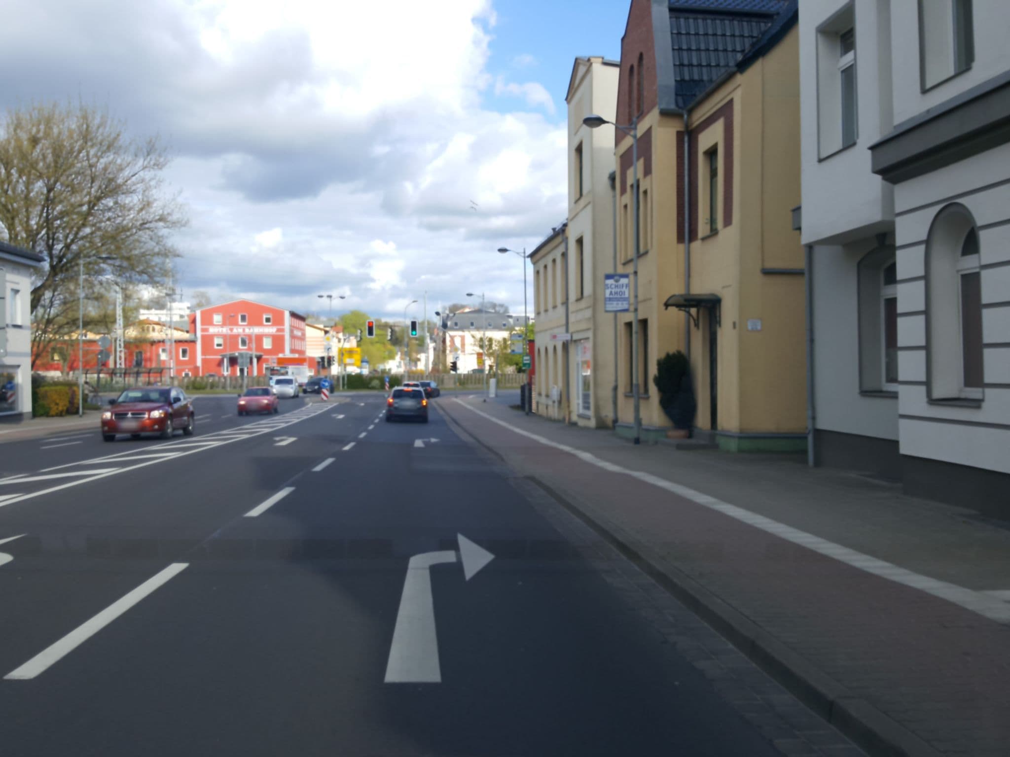 Street view near Pension zur Sonne, Waren — © mkw (CC BY-SA · Mapillary)