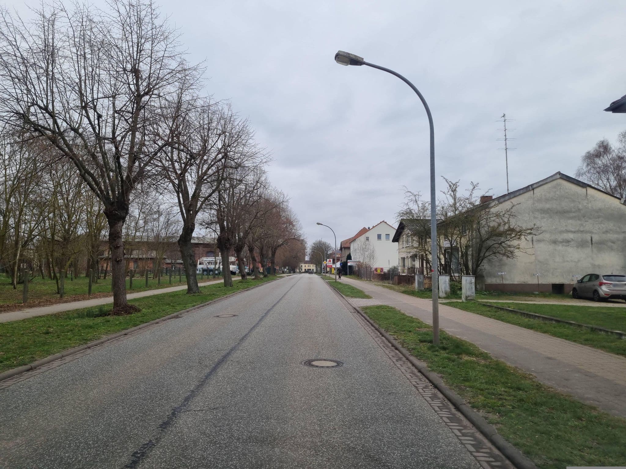 Street view near Pension Parcour, Wusterhausen — © dsmm (CC BY-SA · Mapillary)